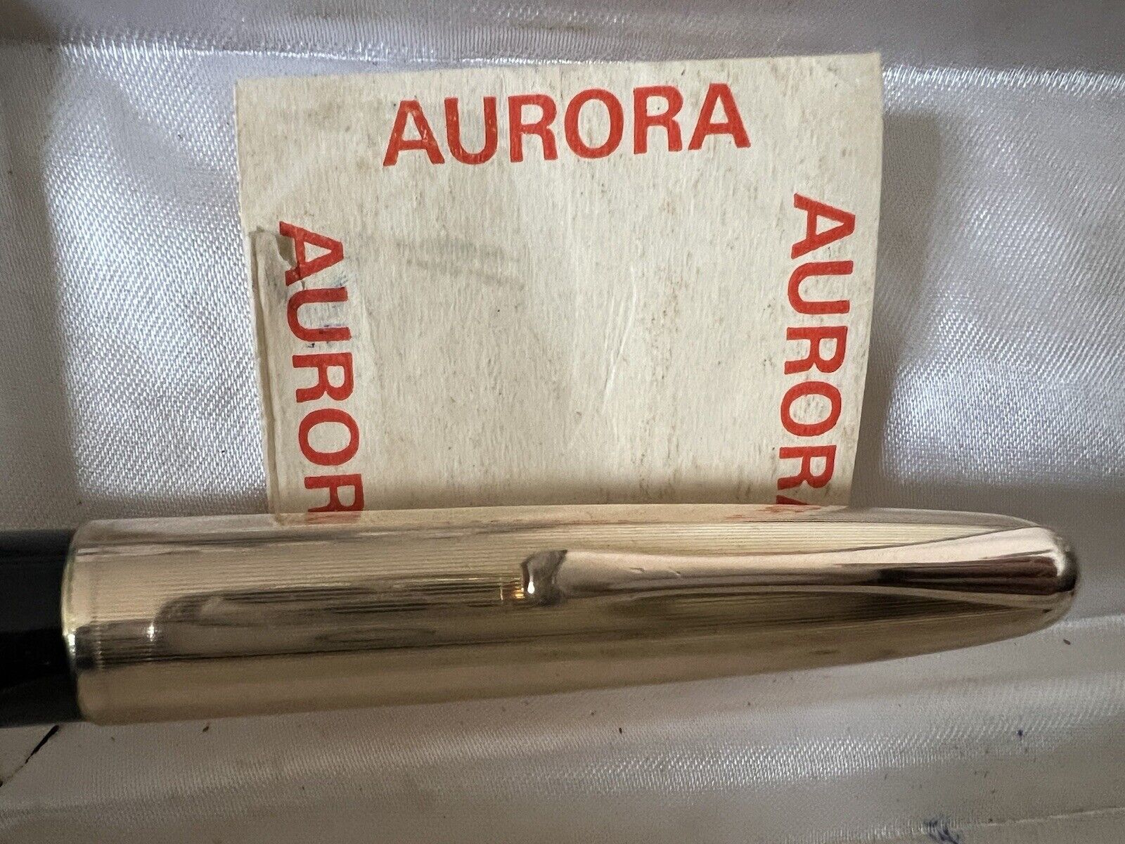Aurora 88 Pen Fountain Pen Piston Pen Gold Format Marking Vintage 1950