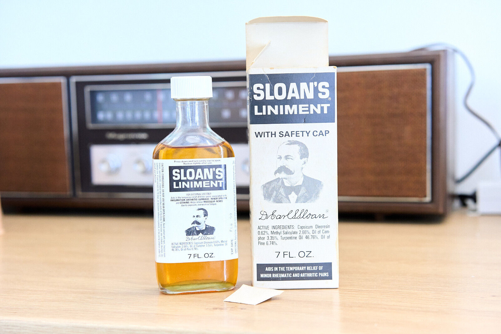 Vintage Sloan's Liniment - New in Box.  Exp 1990
