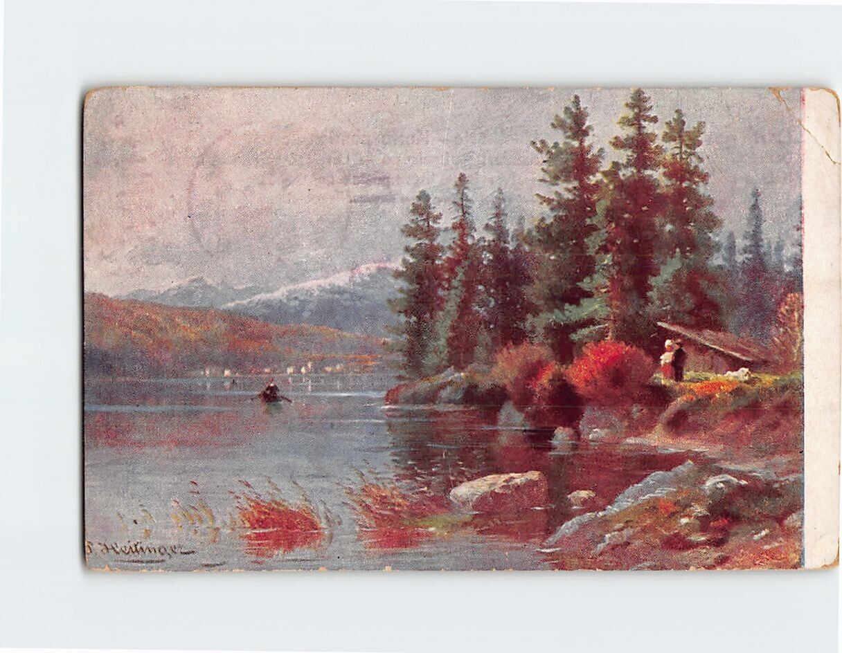 Postcard Lake Nature Landscape Scenery