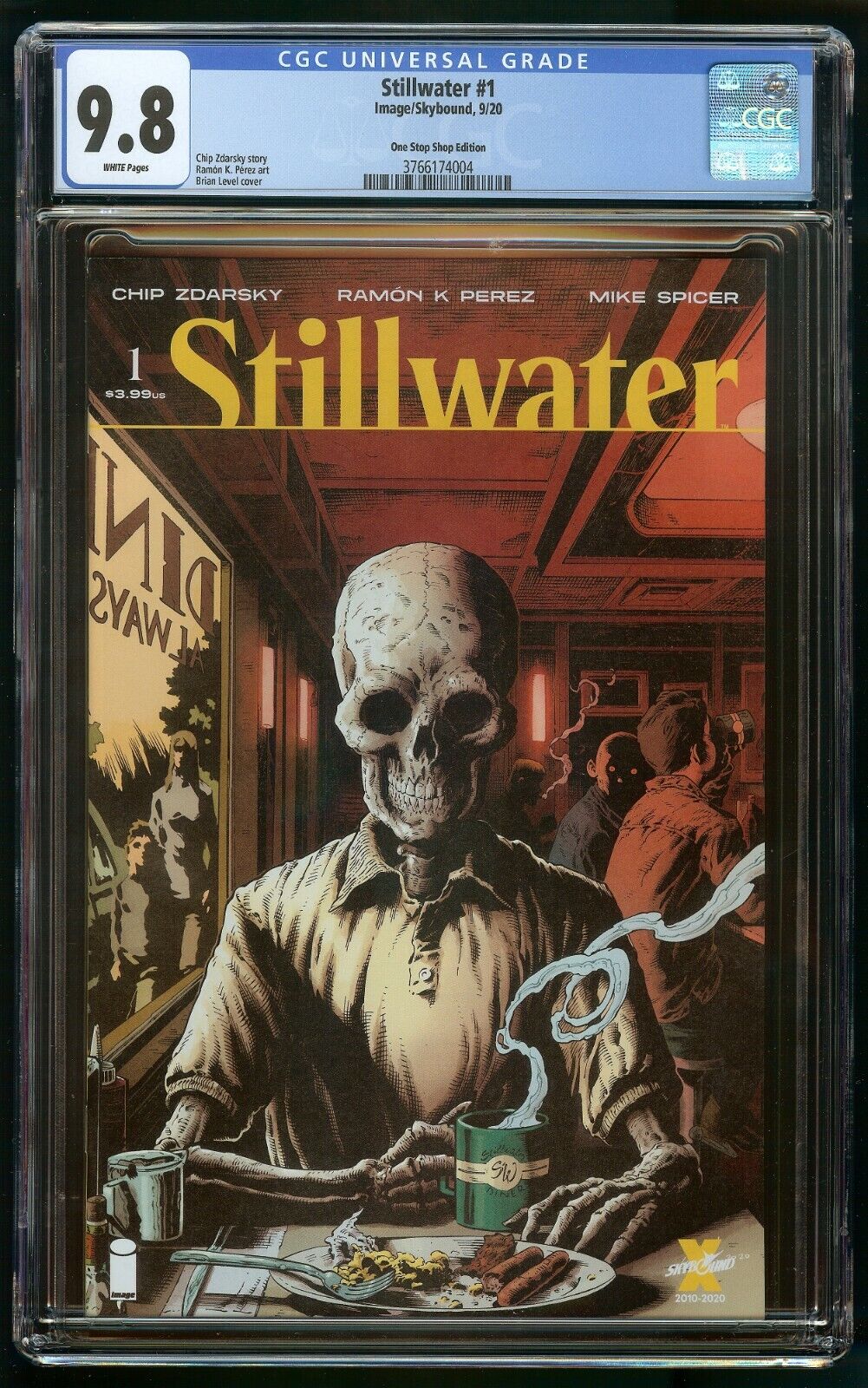 STILLWATER #1 (2000) CGC 9.8 ZDARSKY PEREZ IMAGE COMICS LIMITED EDITION / 500