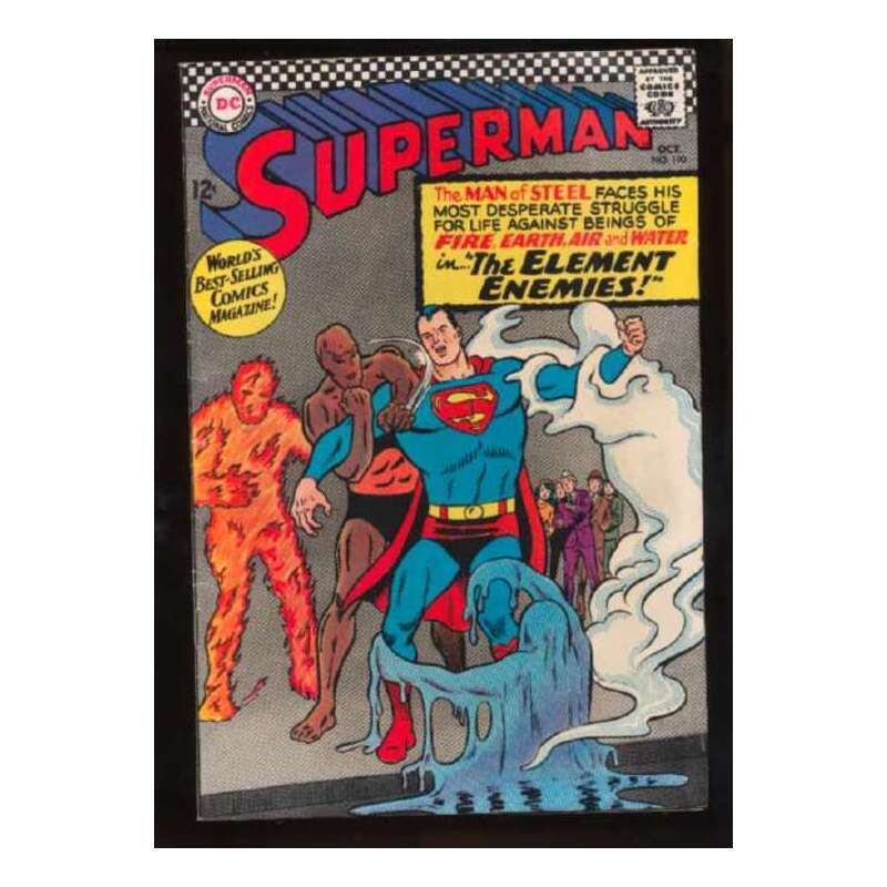 Superman #190 1939 series DC comics Fine+ Full description below [g 