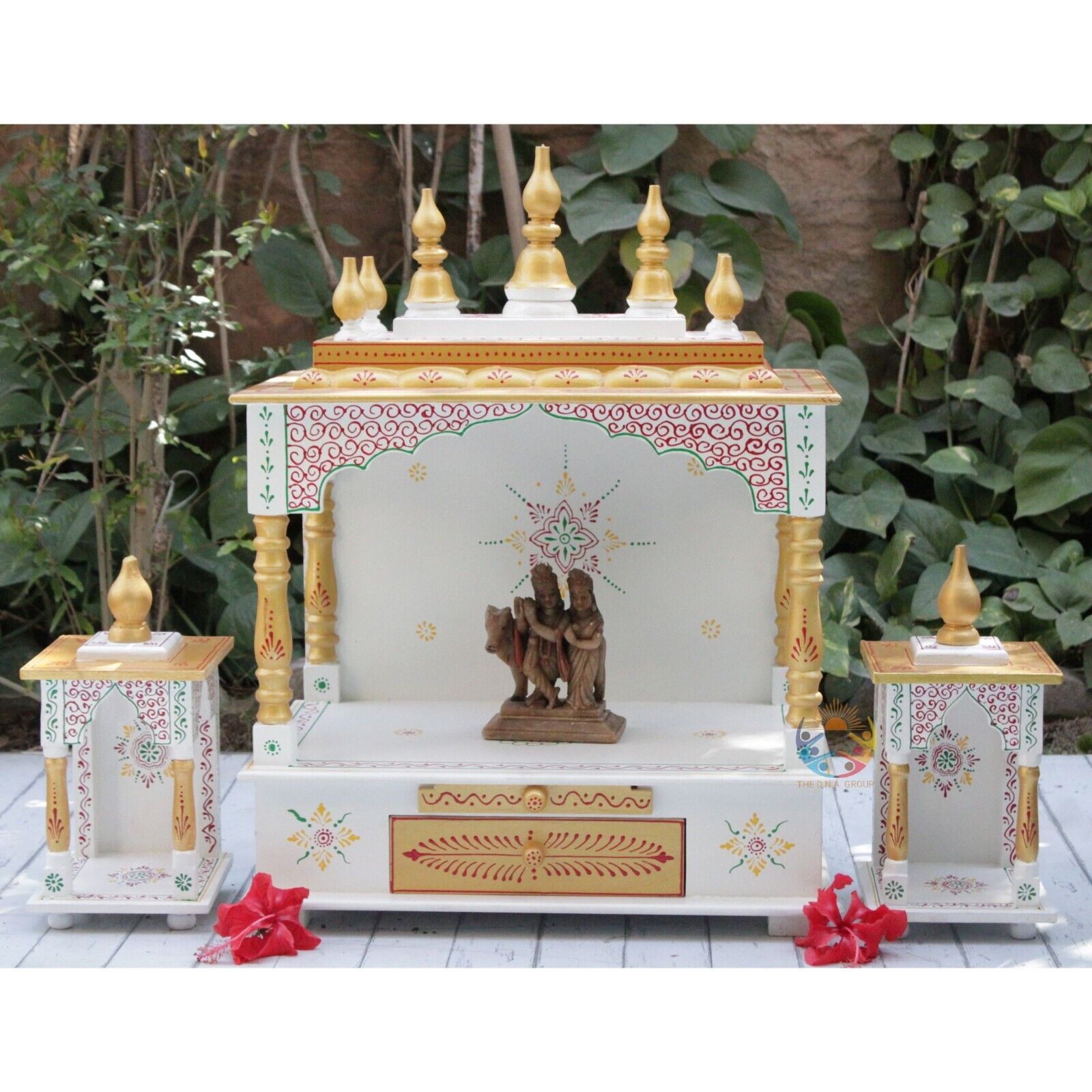 Hot Selling Hindu Pooja Mandir Buy One & Get 2 Free For Home Decor Indian Shrine