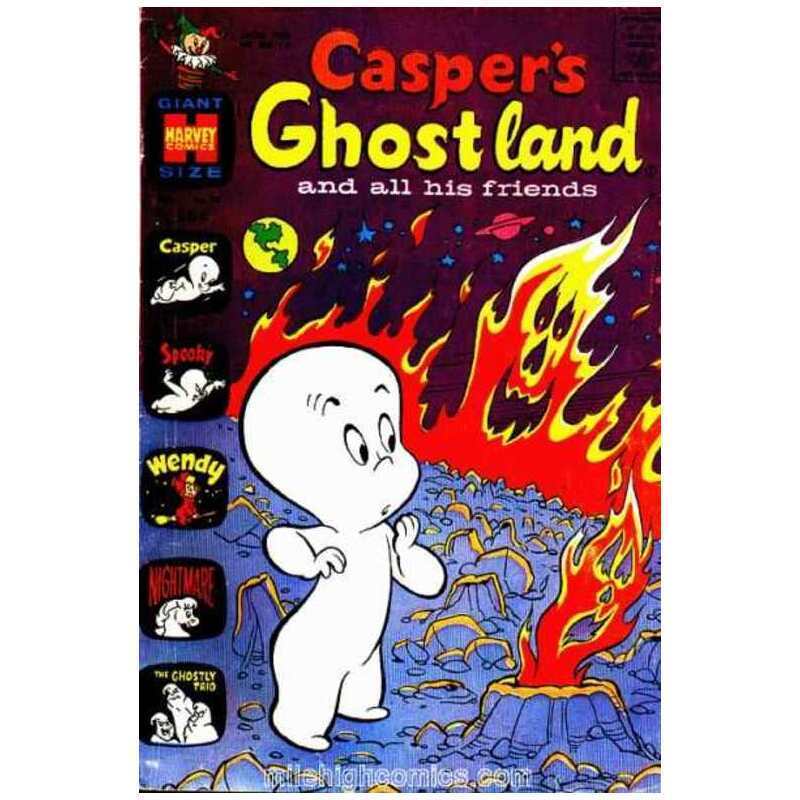 Casper\'s Ghostland (1958 series) #40 in Very Good + condition. Harvey comics [y\'