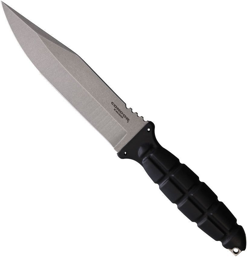 Condor Tool & Knife Escort Knife CTK1834-6.3-SS 420 HC Blade Black Handle Sheath