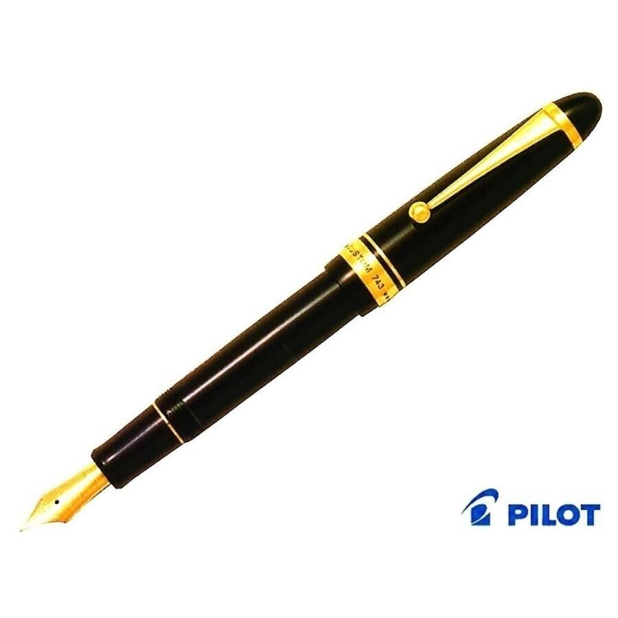 Pilot FKK-3000R-B-FA Custom 743 Nib FA(Falchion) 14K No.15 Black Fountain Pen