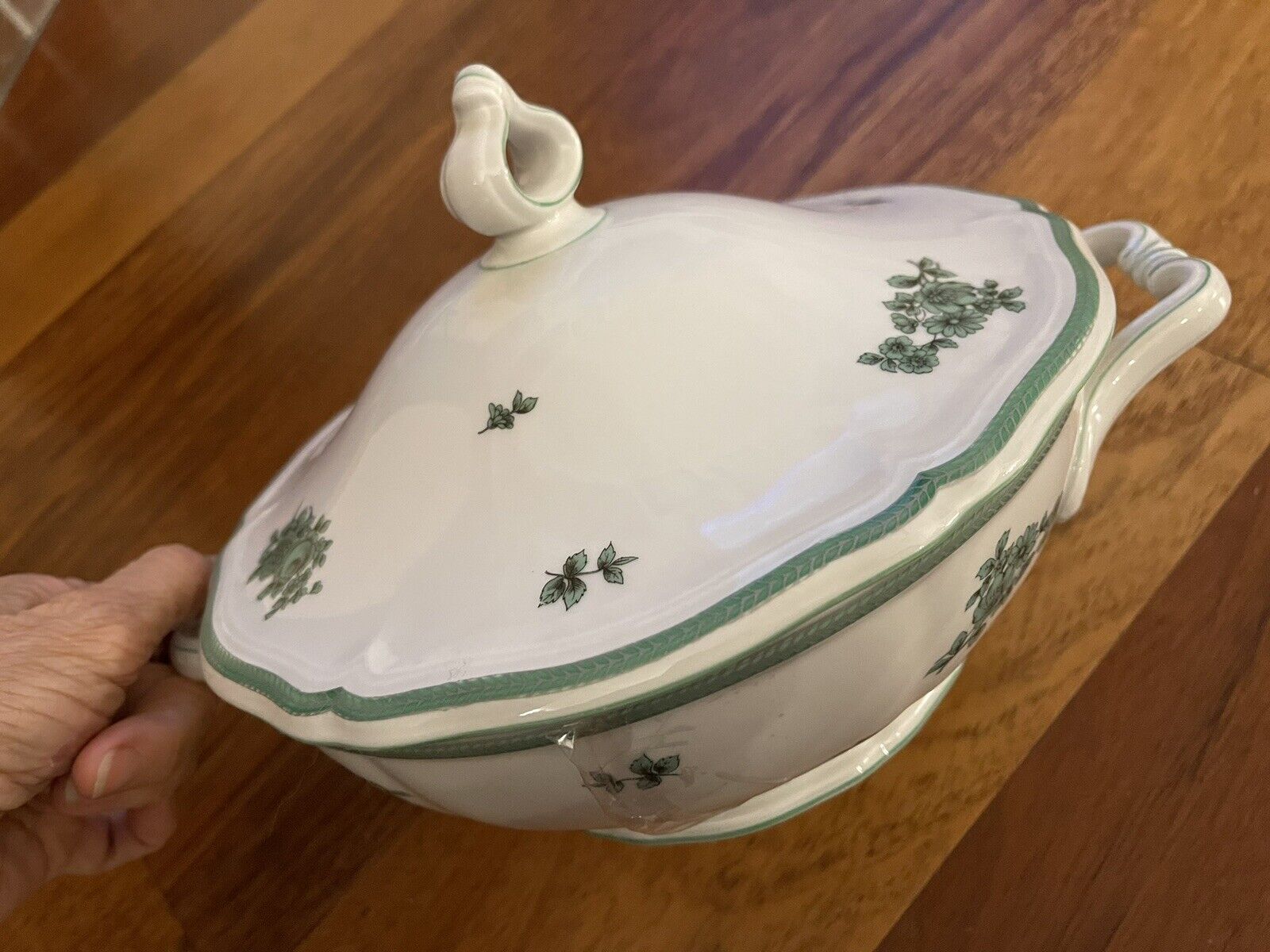 Rosenthal China Vintage Casserole Dish 11” Bahnhof Selb Chippendale Germany