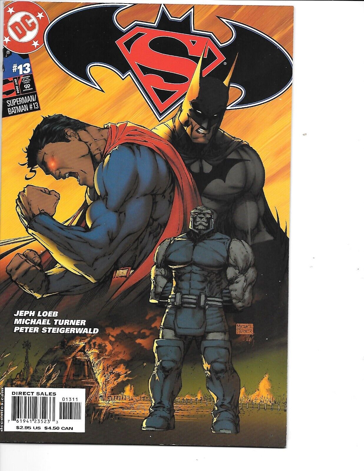 Superman/Batman #13 Michael Turner VF/NM DC 2004