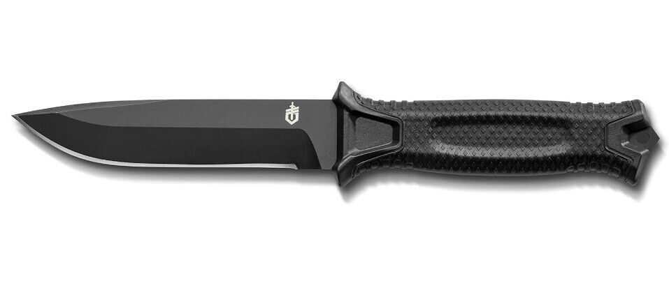 Gerber Gear Strongarm,Fixed Blade,Tactical Survival Knife,Gear Black,Plain Edge