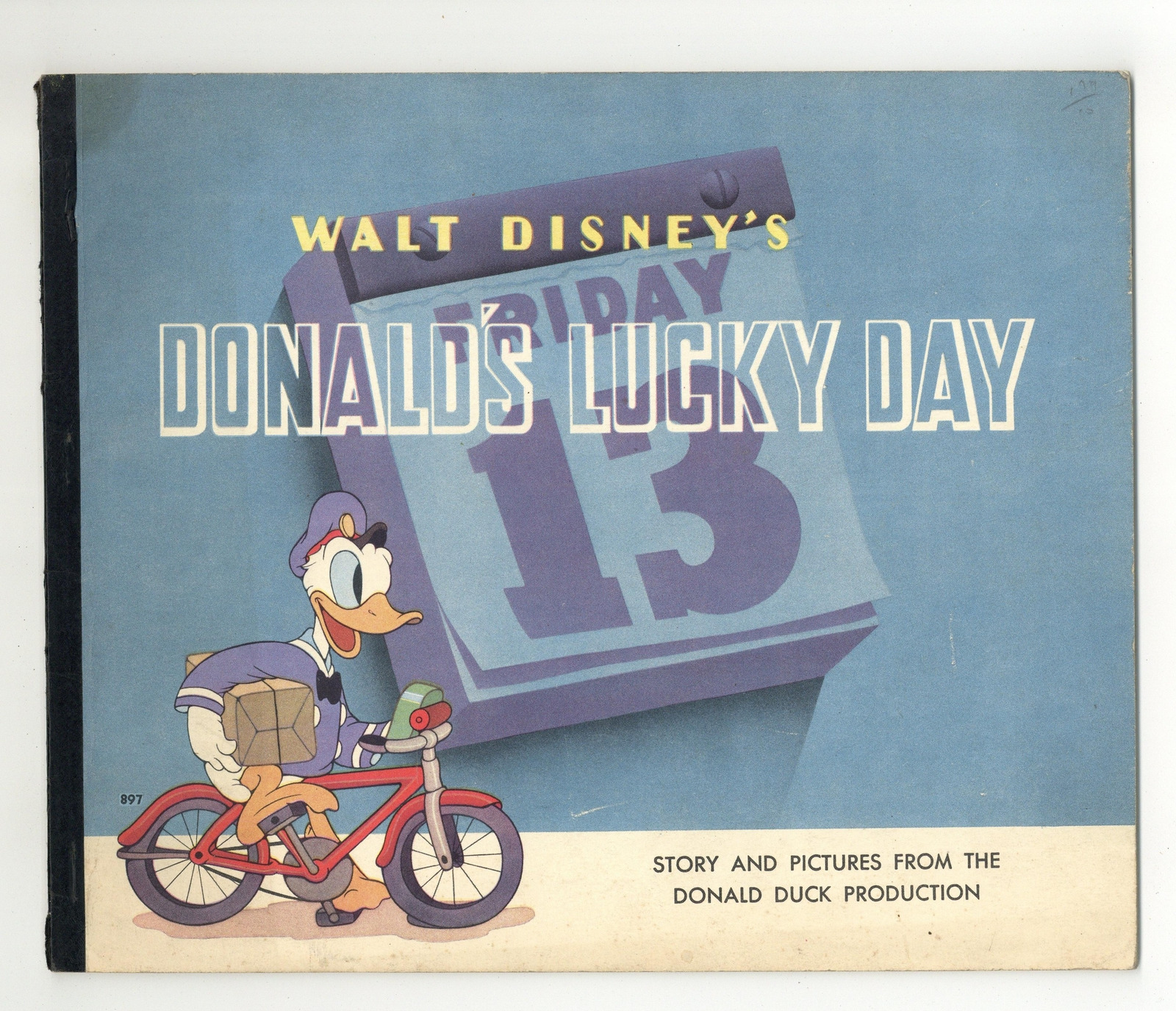 Walt Disney's Donald's Lucky Day #1 VG+ 4.5 1939