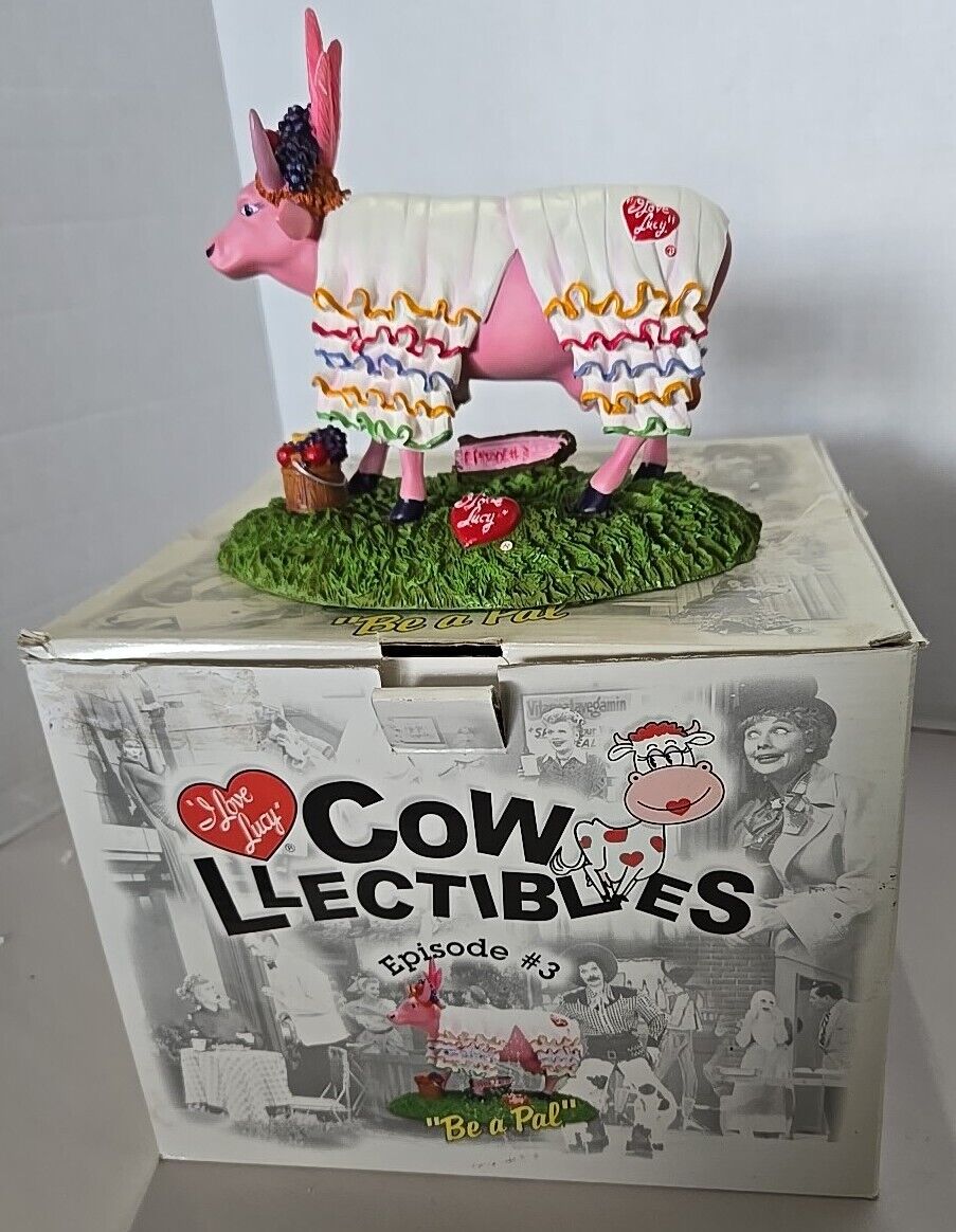 I Love Lucy Episode #3 Cow-llectibles LE Cow Figurine Be A Pal W Box MIB
