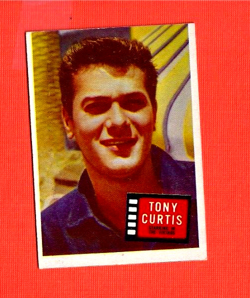 TONY CURTIS   1957 TOPPS HIT STARS  #69   NRMINT