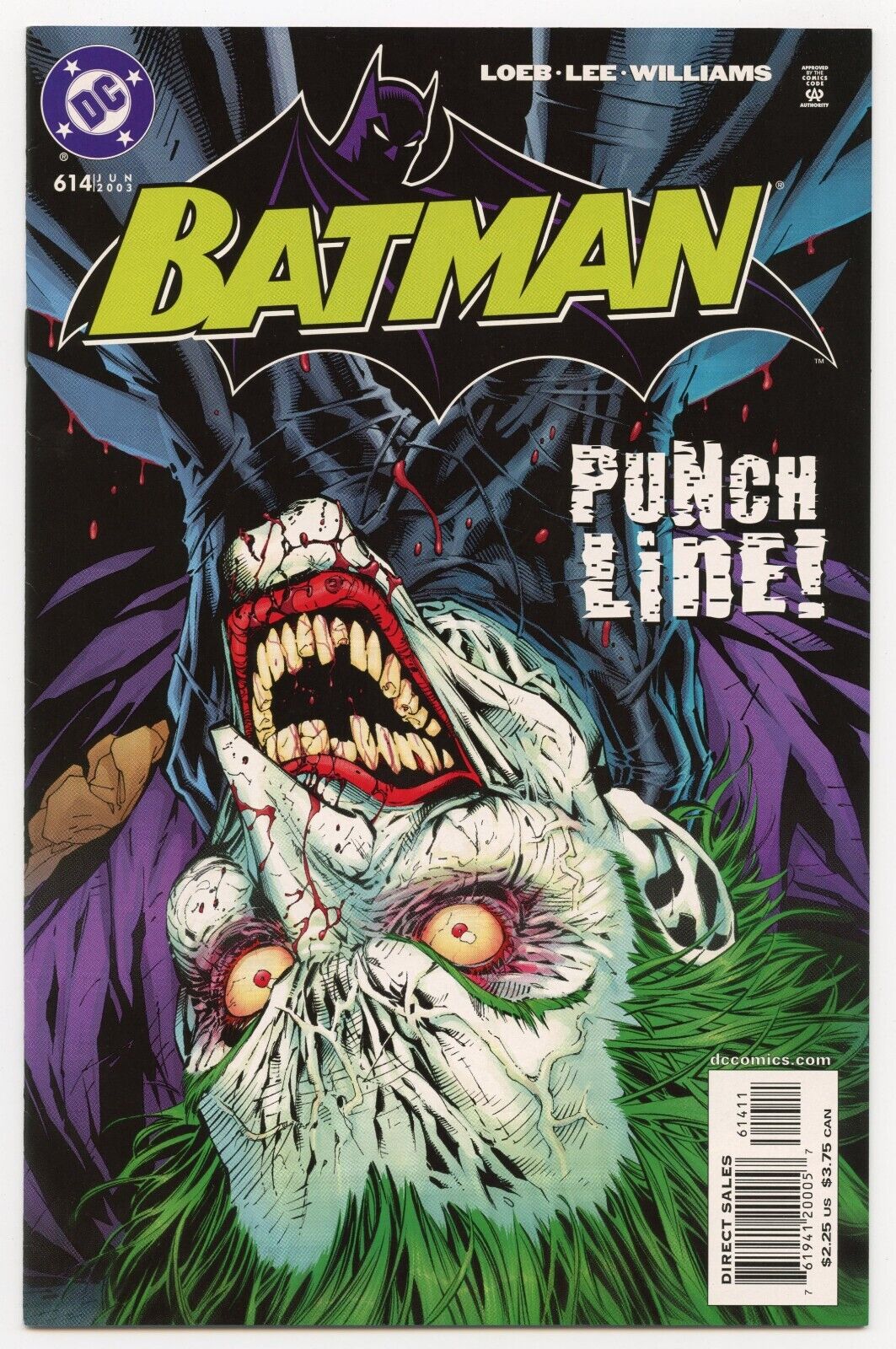 DC Batman (1940) #614 Hush Joker Jim Lee Jeph Loeb VF/NM 9.0