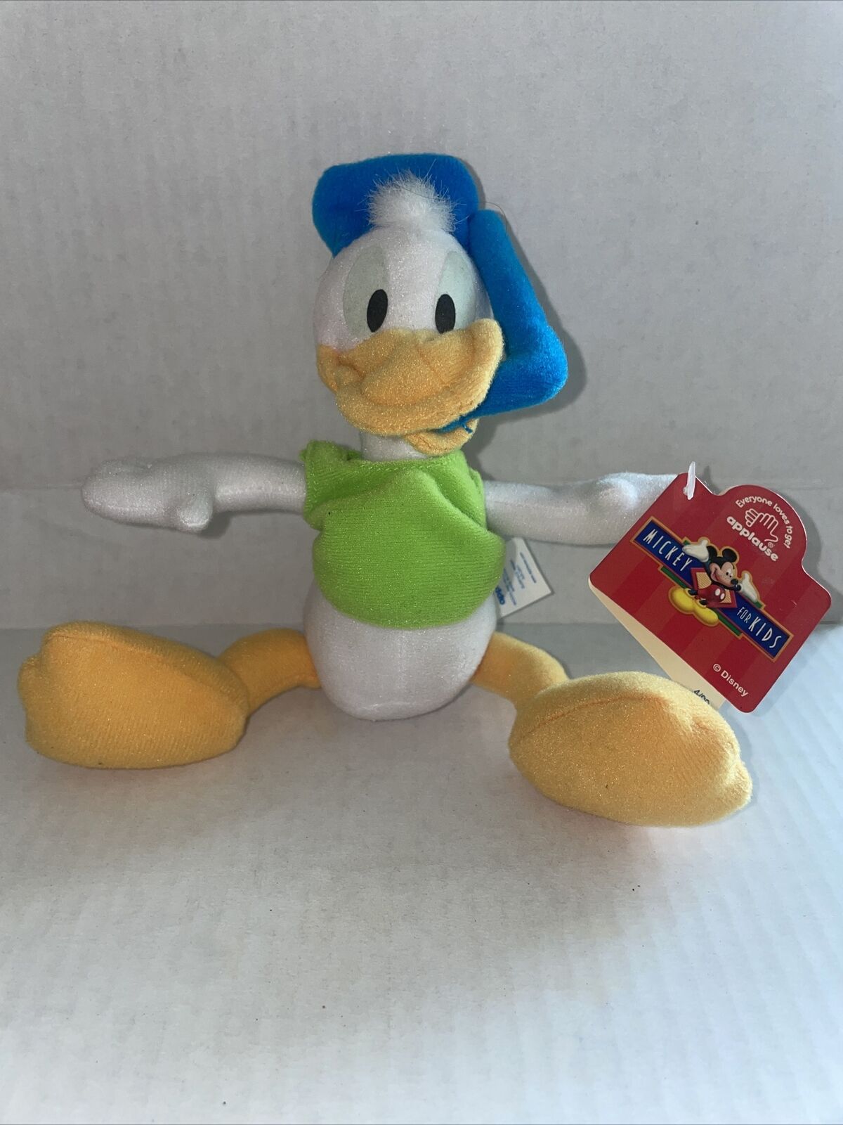 Vintage Rare Applause Disney Donald Duck Summer Beanbag Fun In The Sun