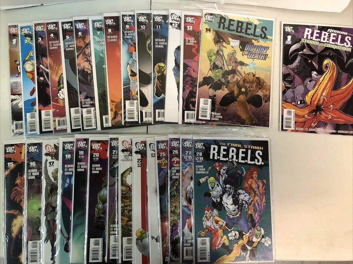 R.E.B.E.L.S (2009) # 1-28 & Annual # 1 (VF/NM) Complete Set DC Comics