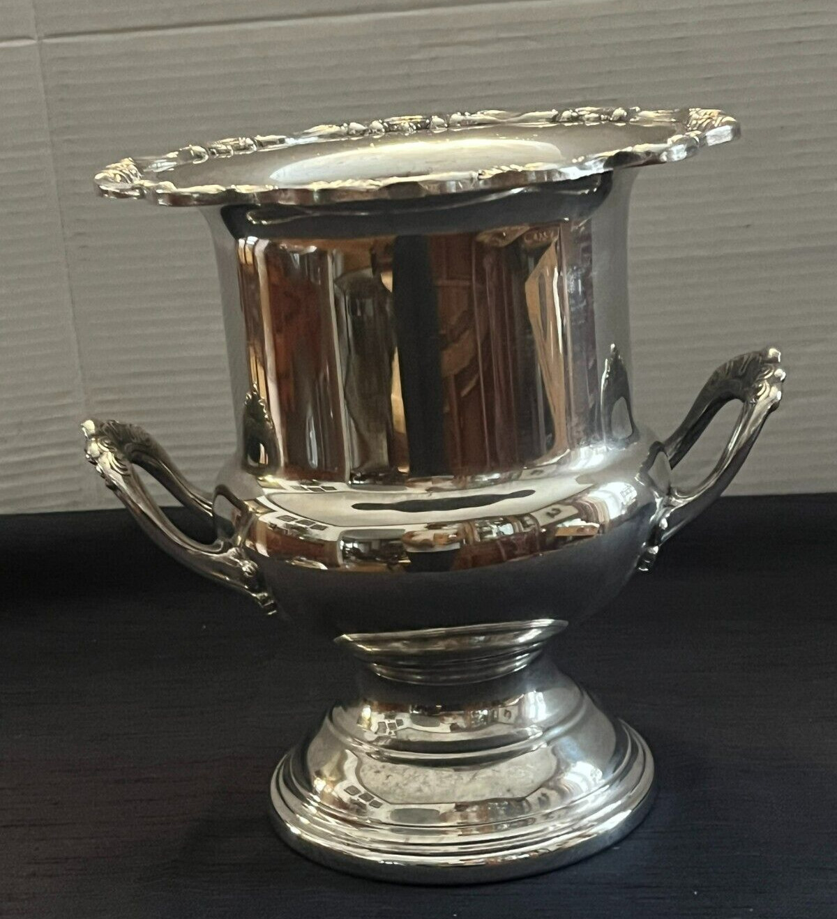Gorham Heritage Silver Plated Trophy Cup Champagne Chiller /Ice Bucket