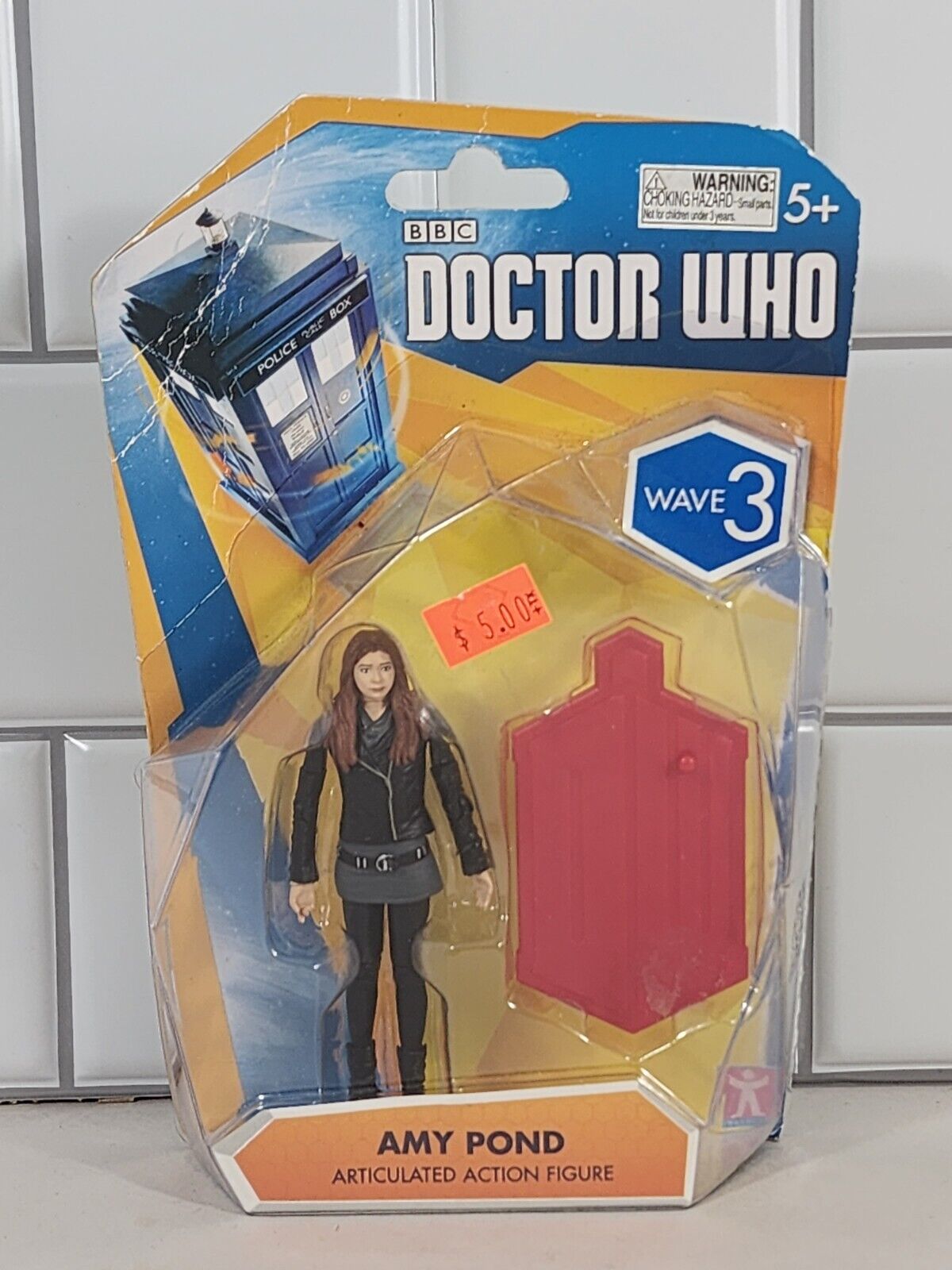 Doctor Who Amy Pond Action Figure Figurine Toy Red Stand 2012 Wave 3 In Box