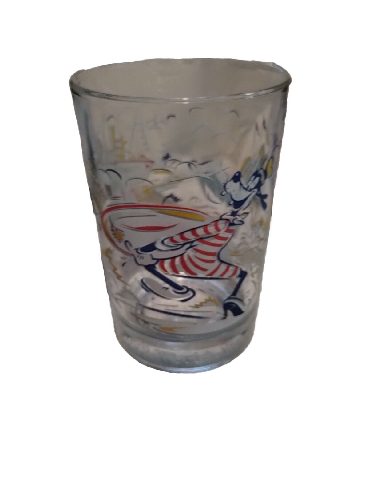 Disney Goofy Water Glass Vintage Collectible