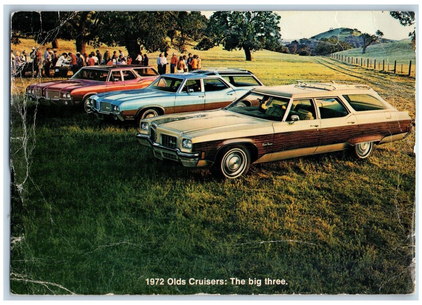 c1960\'s 1972 Old Cruisers The Big Three Cars Flemington New Jersey NJ Postcard