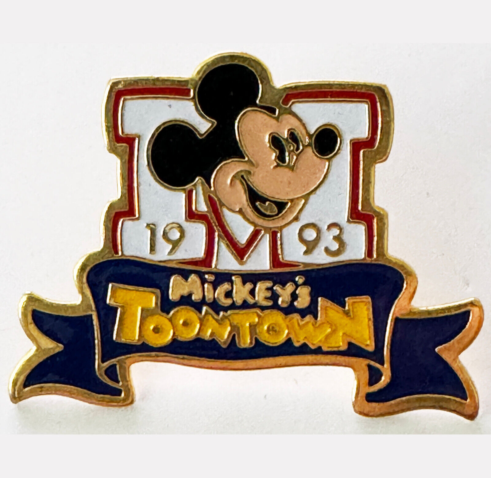 Vintage Disneyland Pin 1993 Cast Excl Mickeys Toontown Opening LE 238 of 550