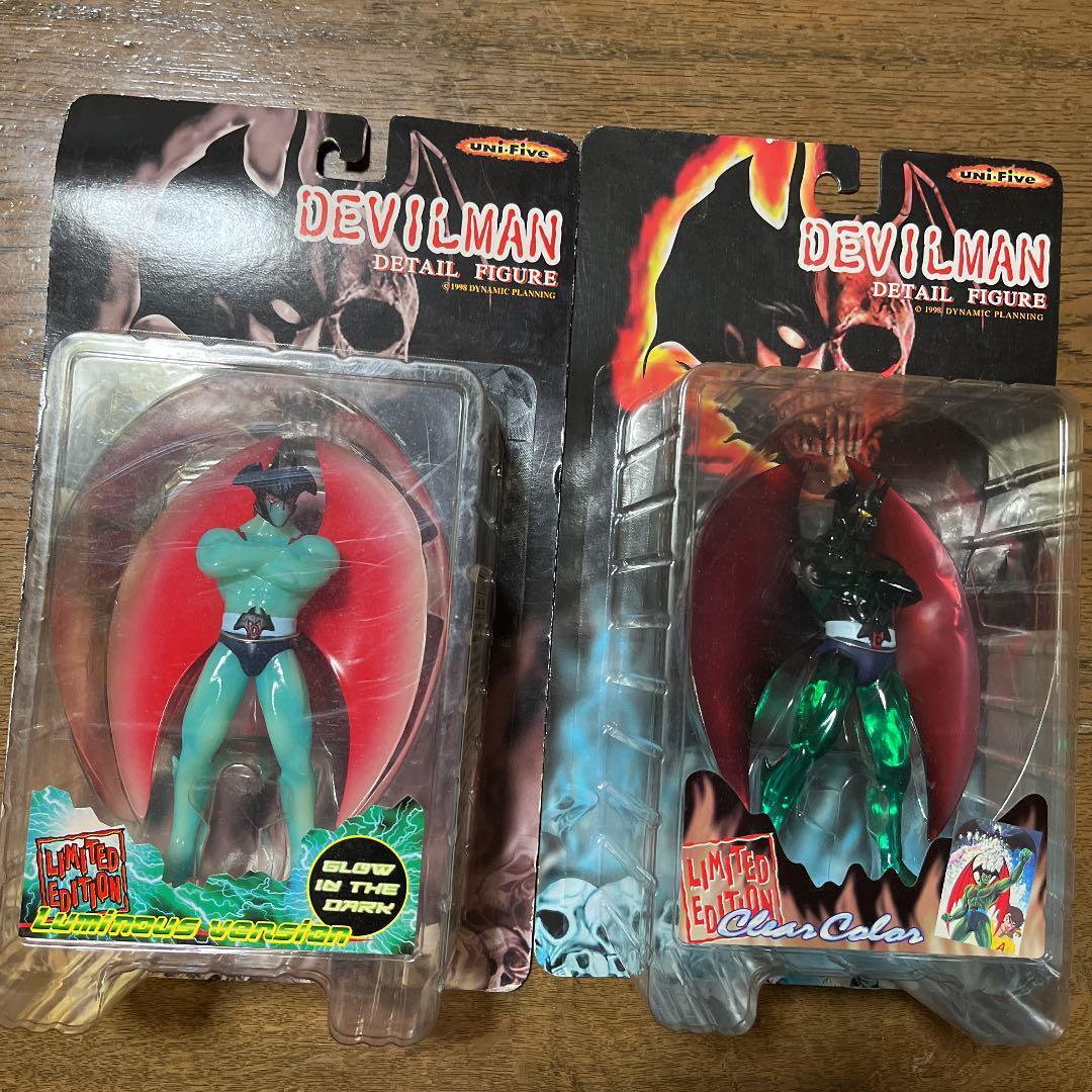 Devilman Figure lot set 2 Luminous version Clear color Detail Limited edition  