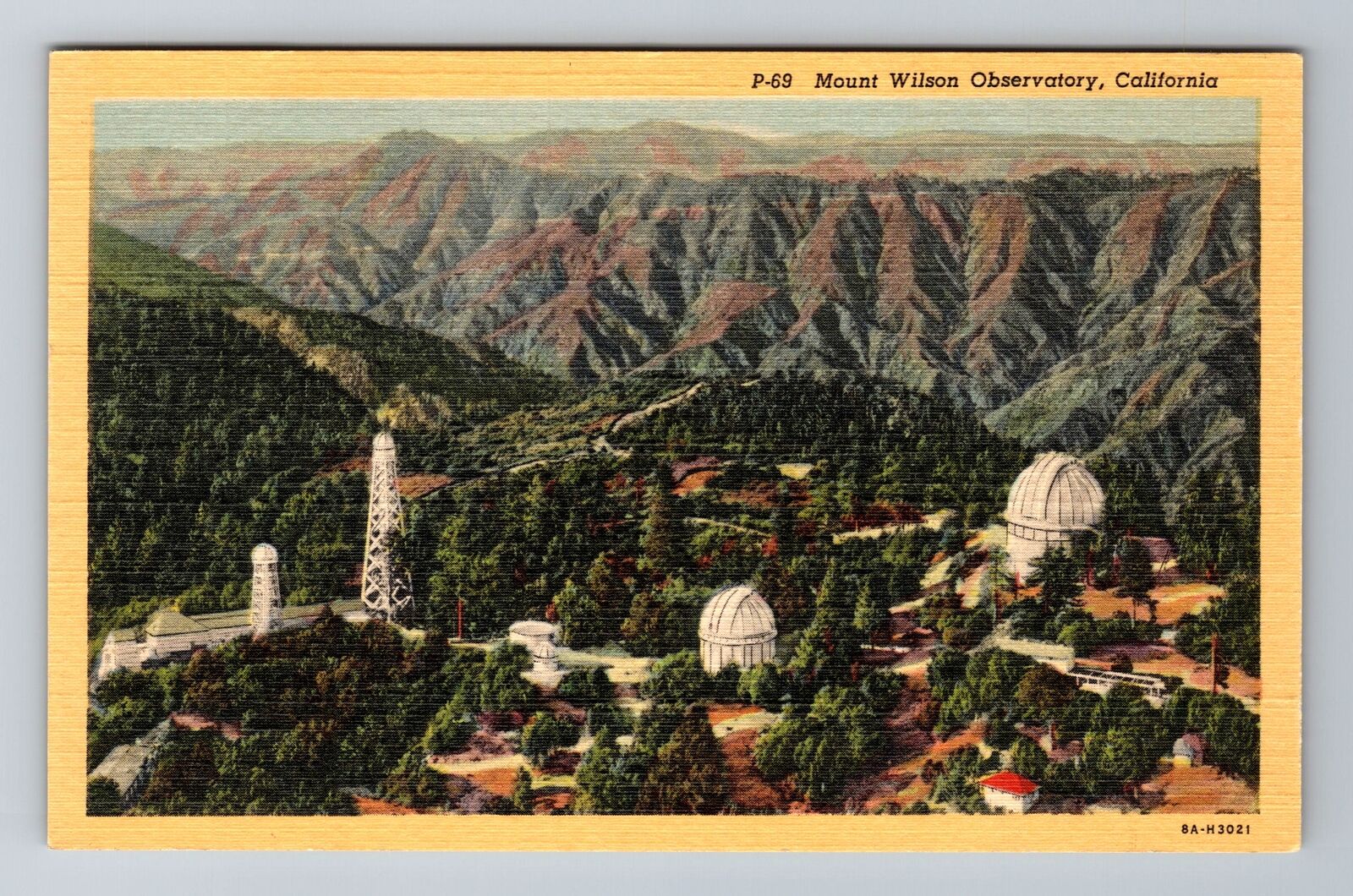 CA-California, Mount Wilson Observatory, Antique, Vintage Souvenir Postcard