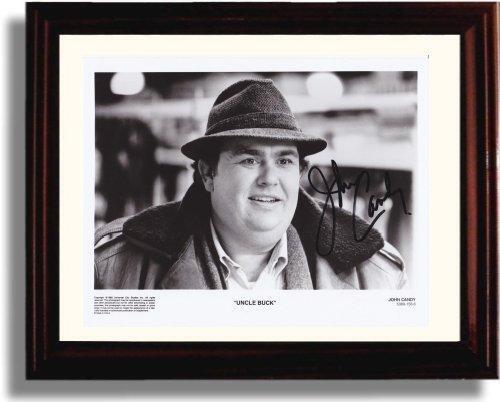 8x10 Framed John Candy Autograph Promo Print - Uncle Buck