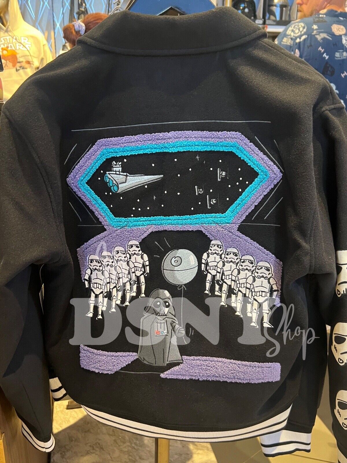 2024 Disney Star Wars Will Gay Embroidered Varsity Jacket Darth Vader Adult S
