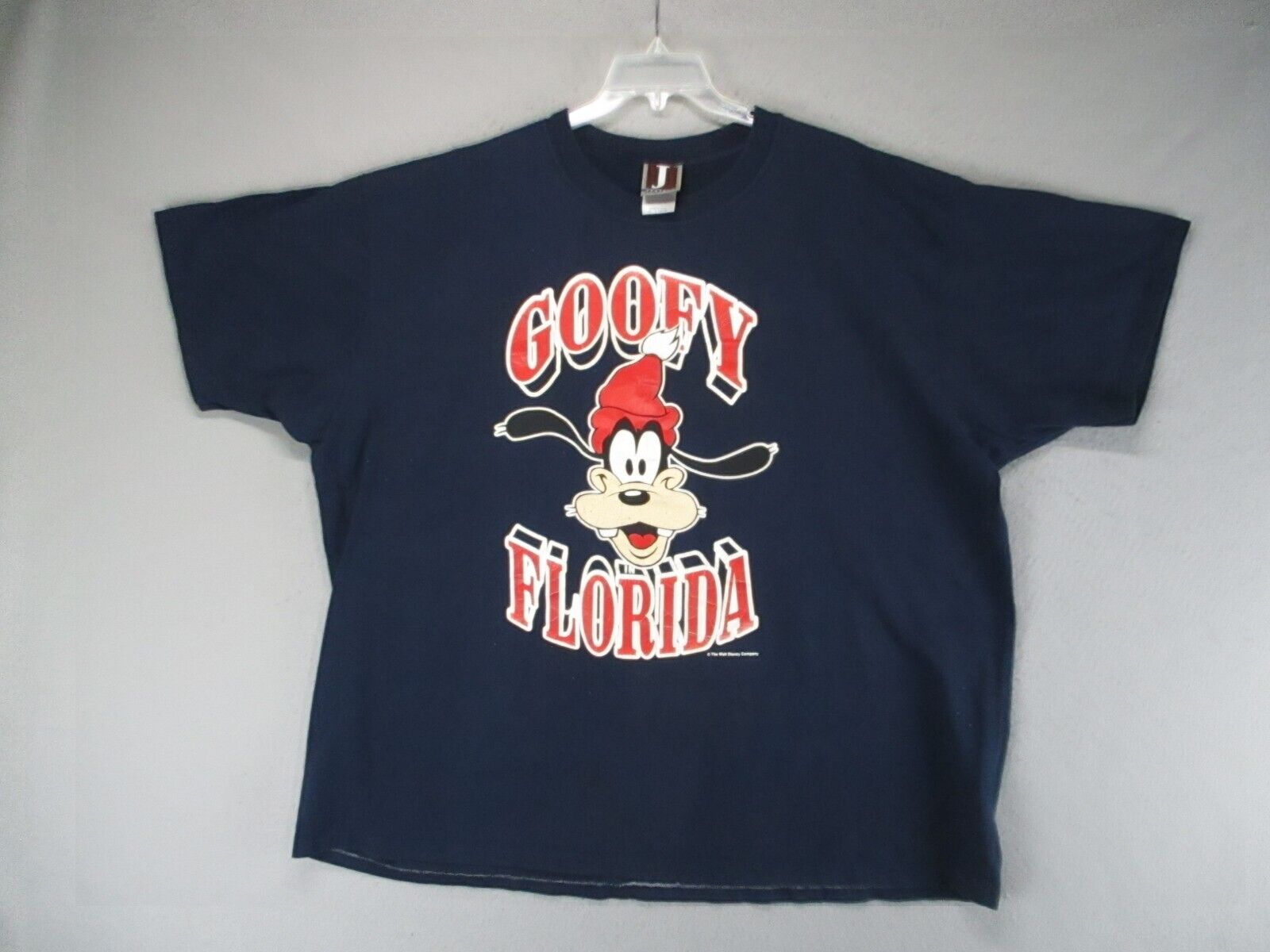 Vintage Walt Disney Shirt Mens 3XL Blue Short Sleeve Goofy Single Stitch 90s USA