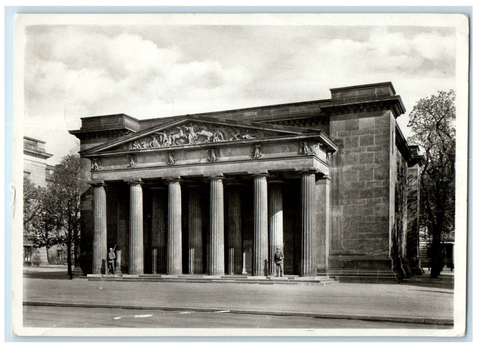 1936 Heinrich Tessenow Memorial Berlin Neue Wache Germany RPPC Photo Postcard