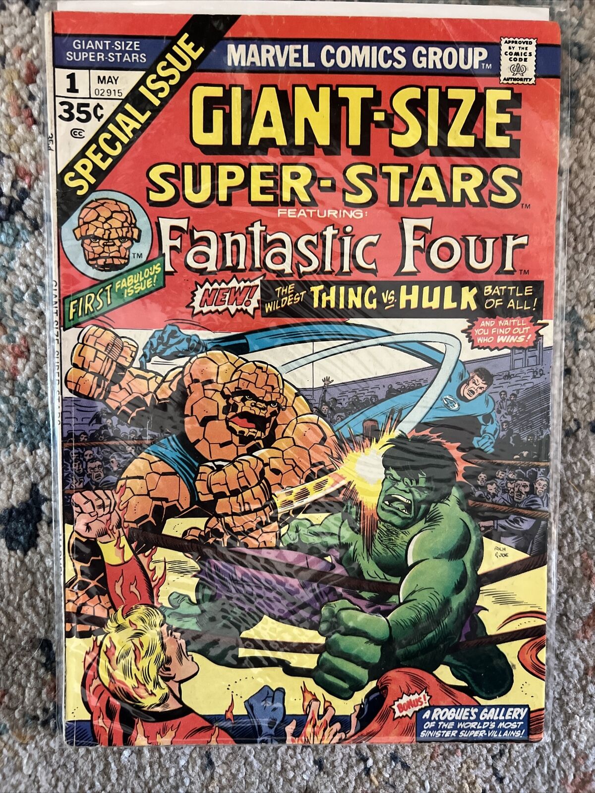 Giant Size Super-Stars 1,  Featuring Fantastic Four, Marvel Comics 1974