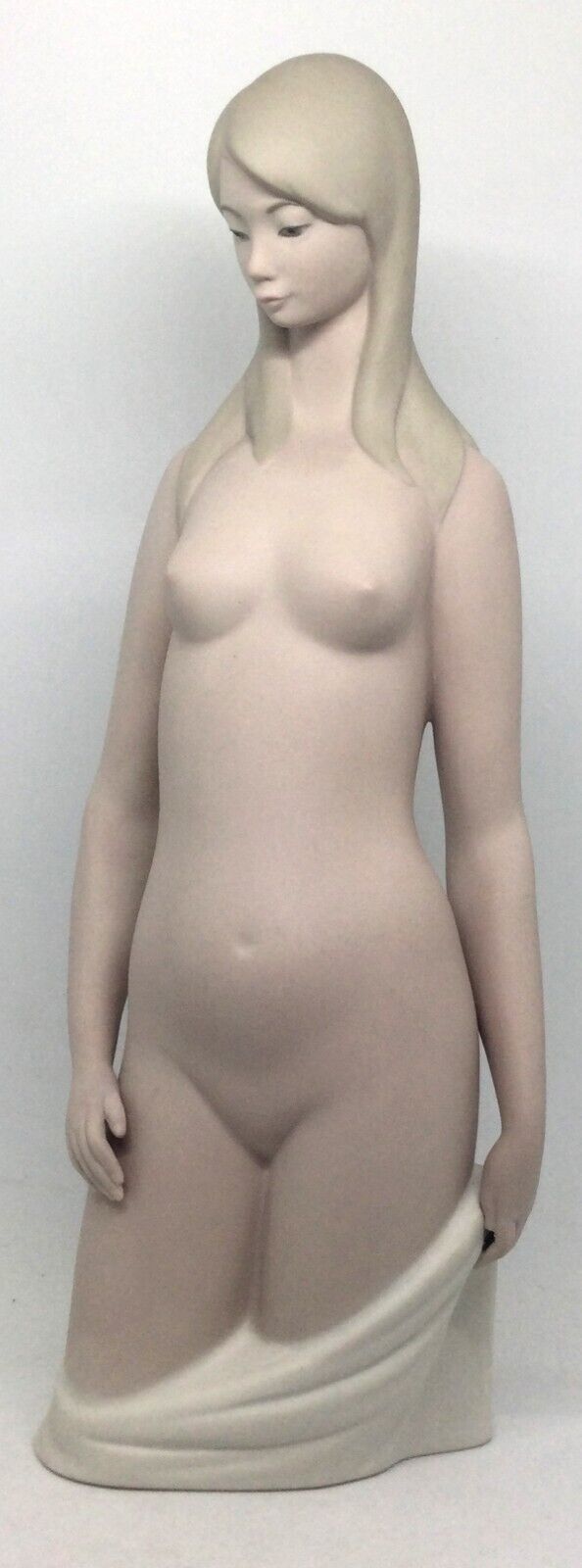 Lladro Nude woman torso Porcelain figurine Model # 4512 12.75” tall [AH1198]