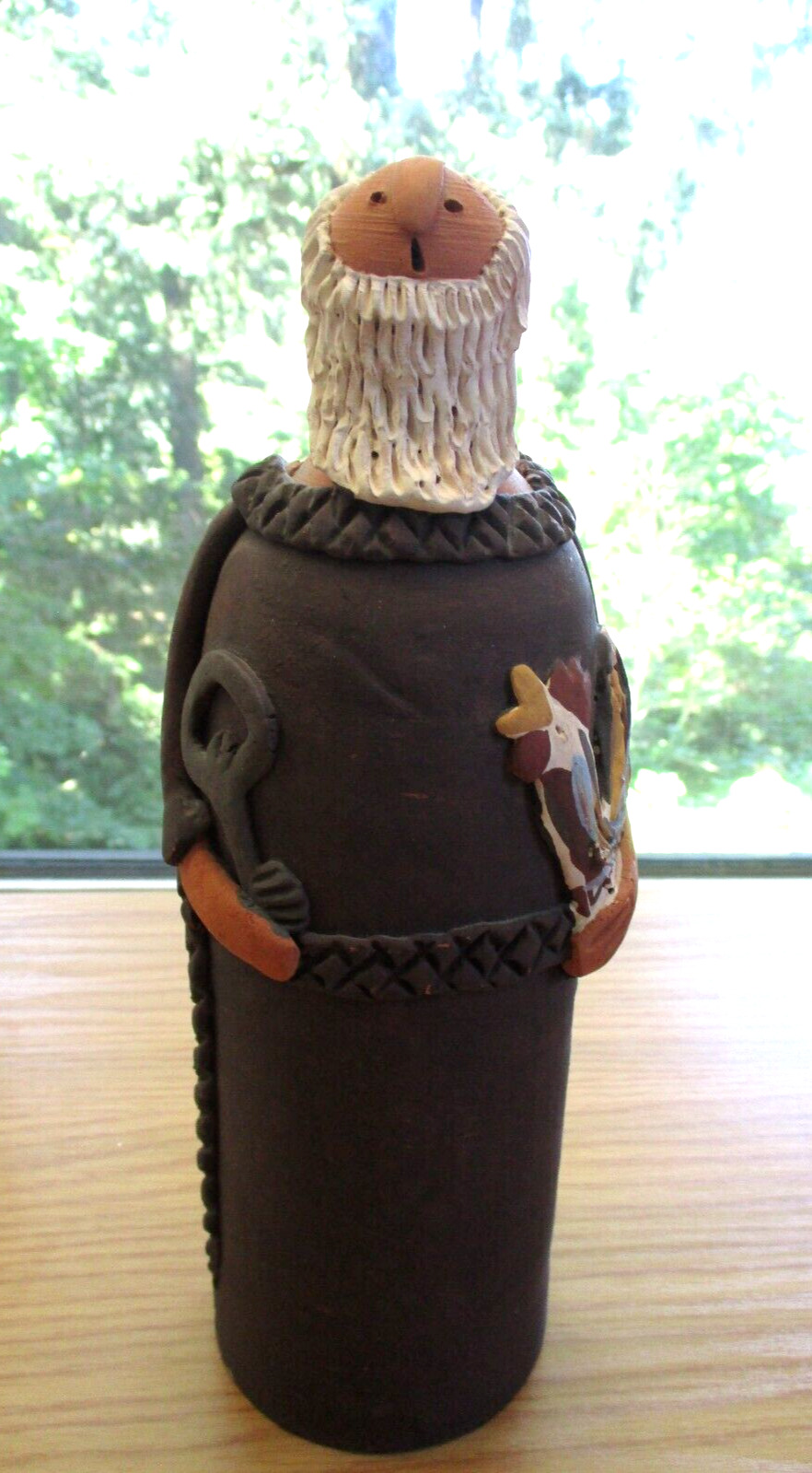 Terracotta Pottery Segovia Monk Friar Priest Figurine Ignacio Sanz Spain Vtg 10\