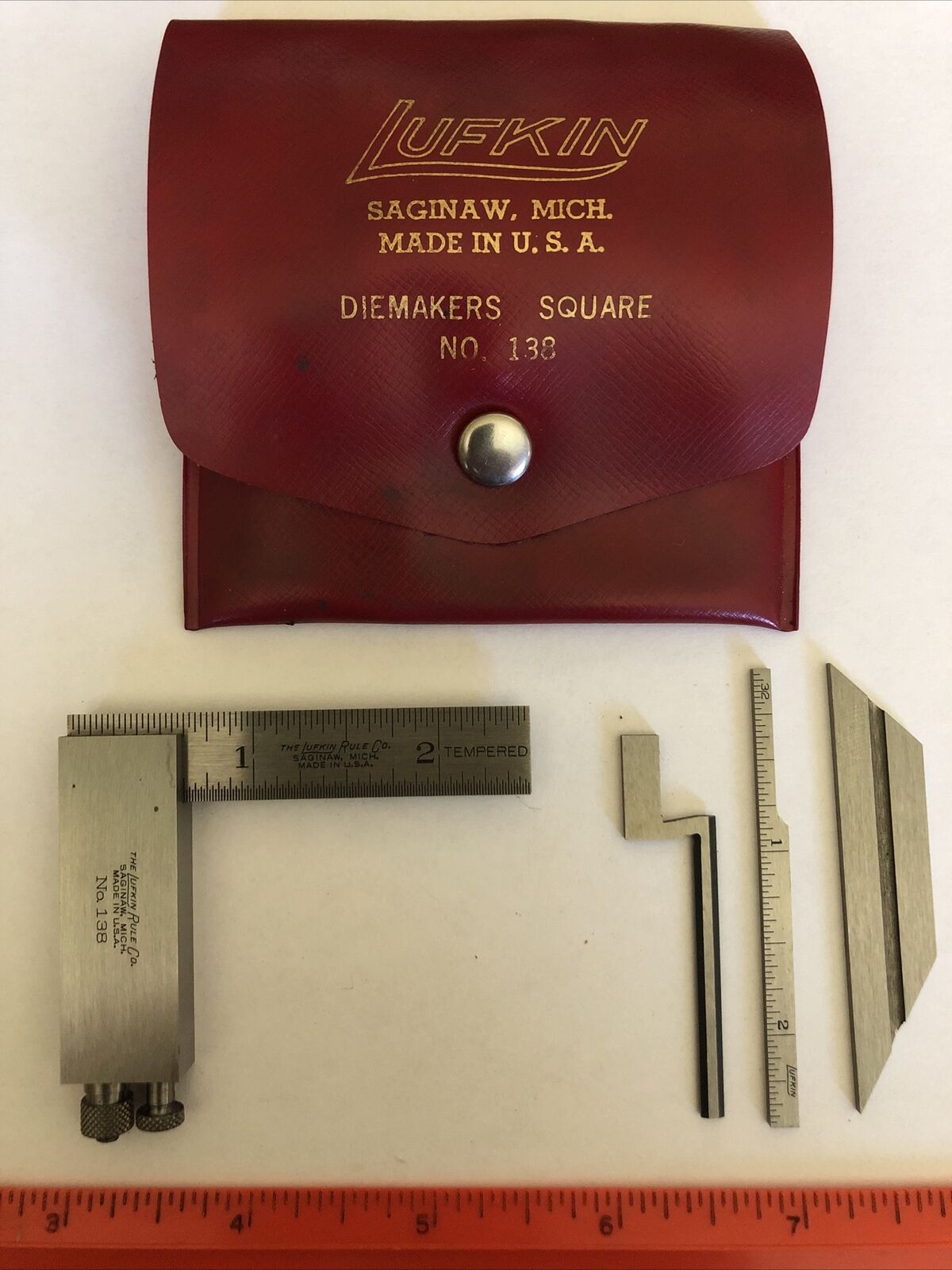 VTG Lufkin No. 138 Diemakers Square Kit Complete (FREE S&H)