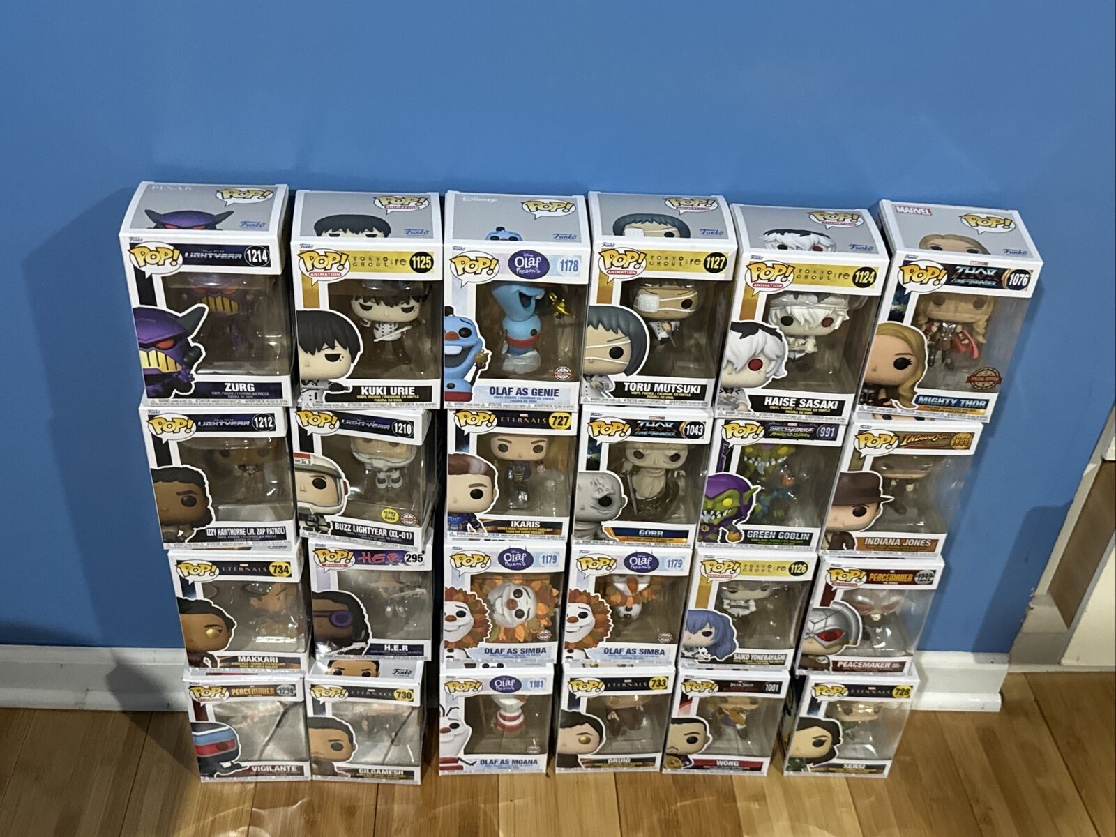24 Funkos Seen On Pictures