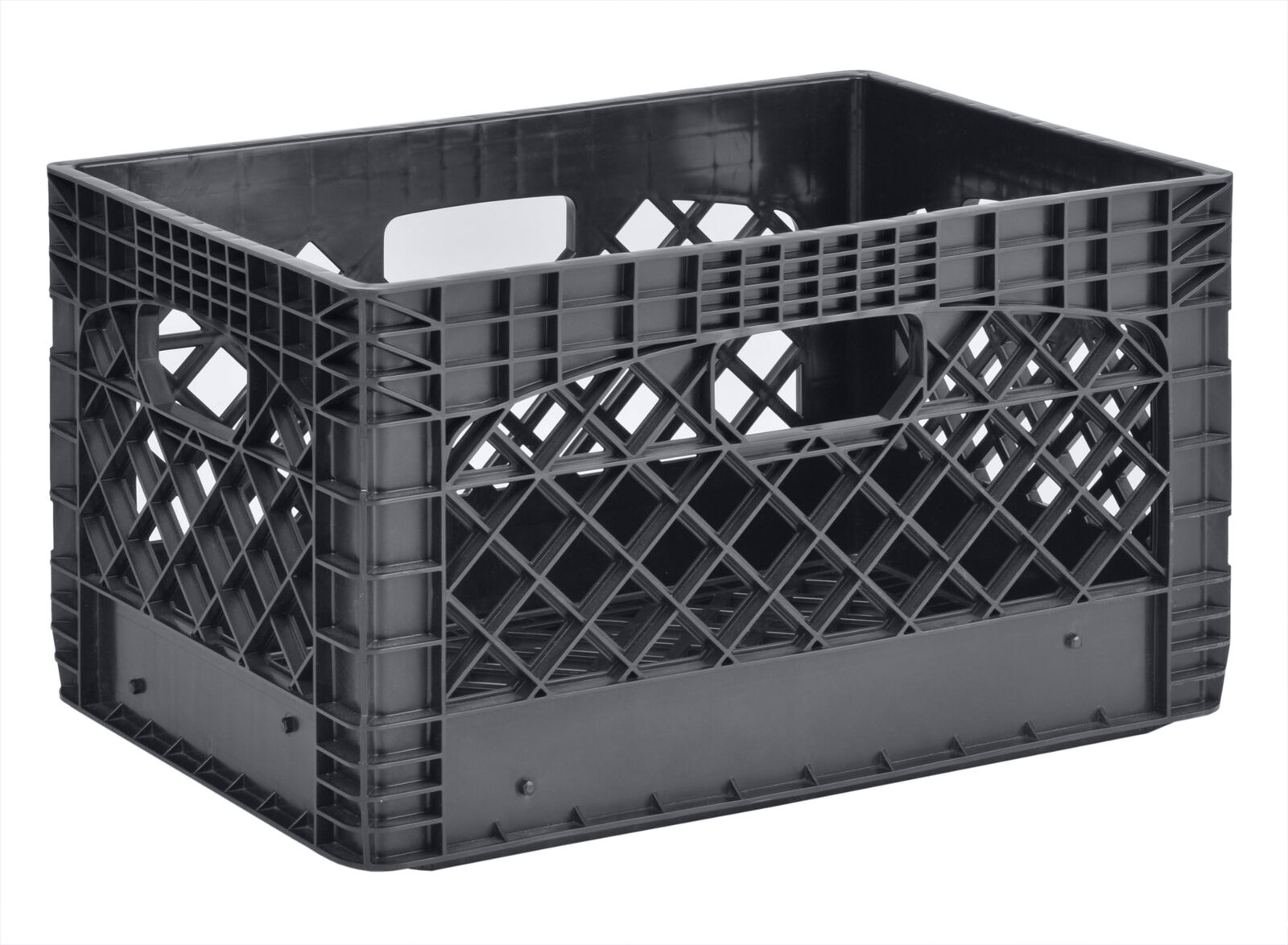 Juggernaut Storage 24QT Plastic Heavy-Duty Milk Crate