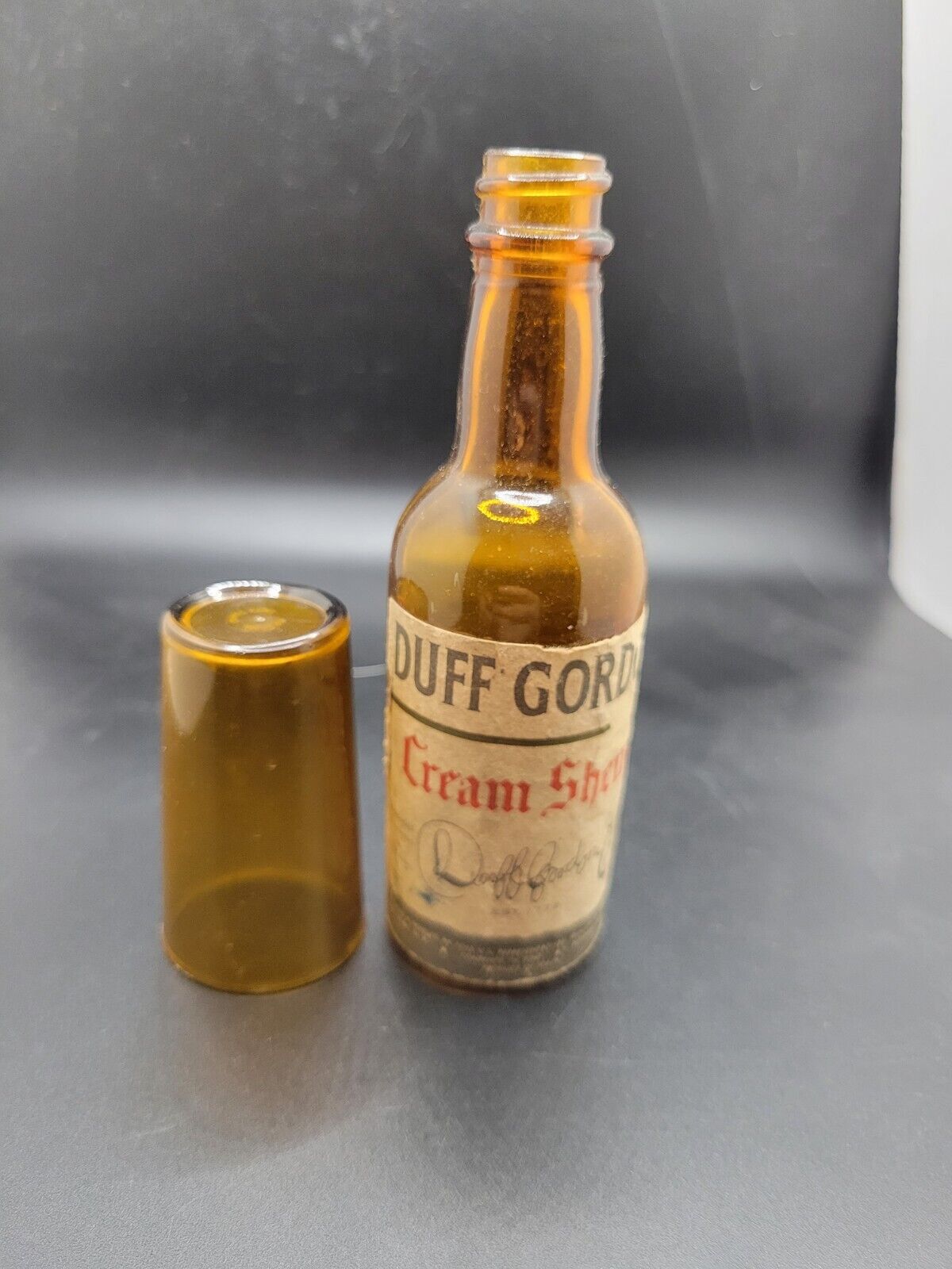 Vintage 1951 Duff Gordon Cream Sherry Bottle Spain