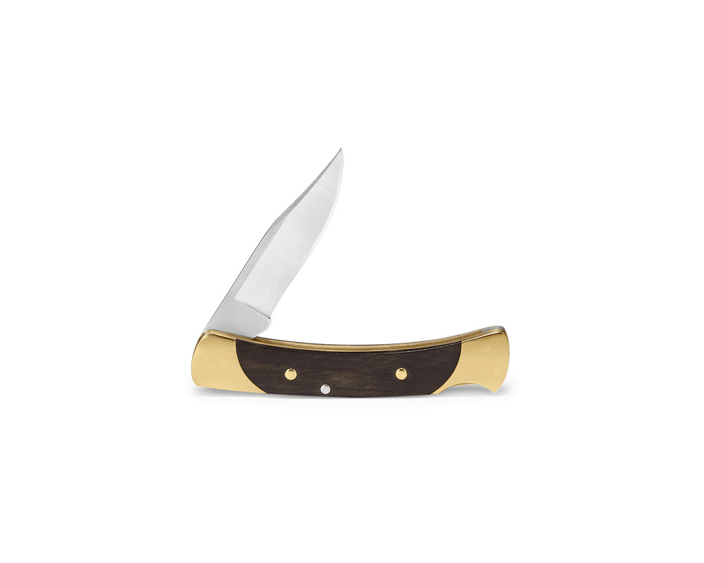 NEW Buck Knives The 55 Folding Pocket Knife Ebony Hardwood Handle 0055BRS-B