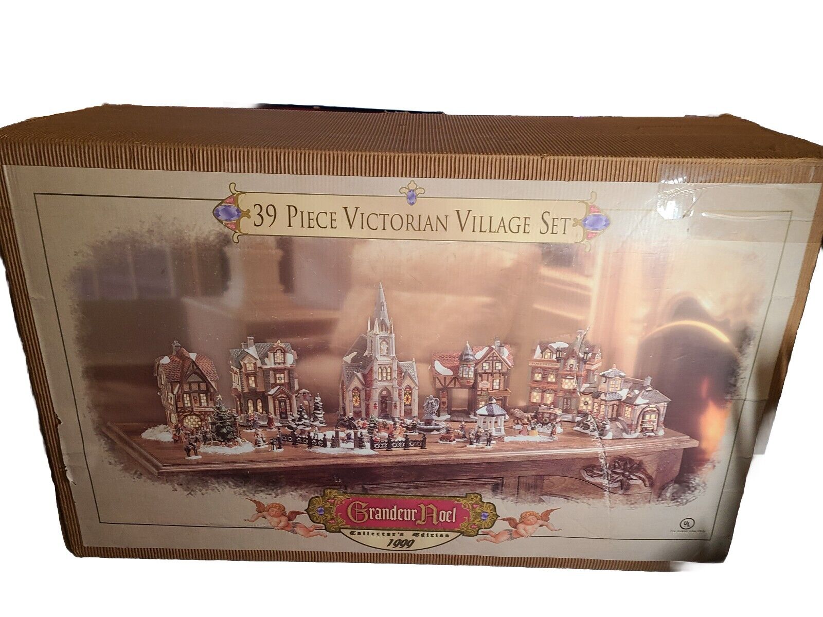 39 Piece Victorian Village Set-Grandeur Noel - Collector's Edition 1999