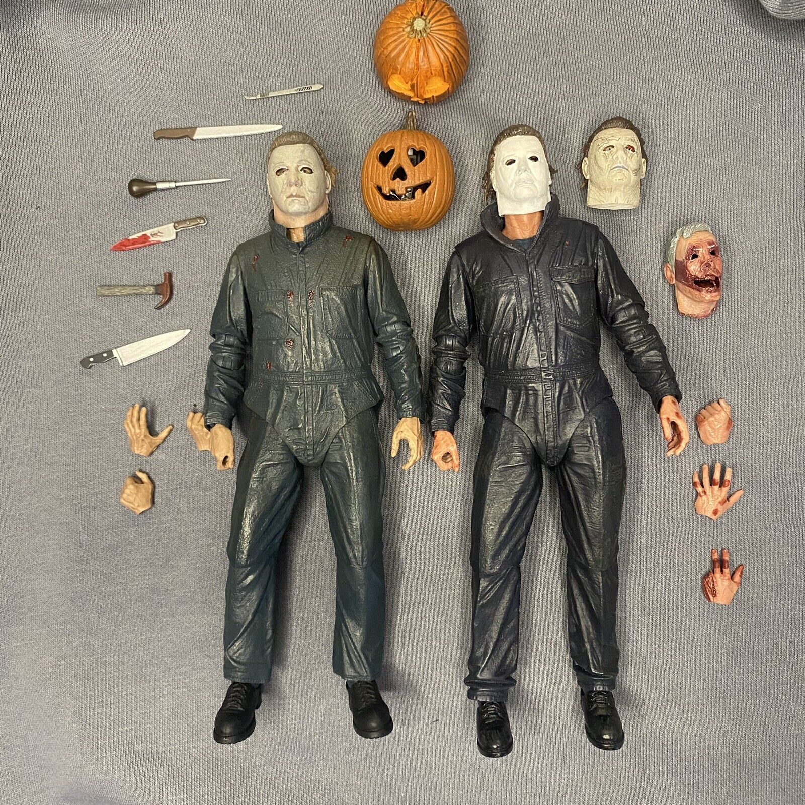 NECA Halloween kills & Halloween 2 Michael Myers LOT custom 1978 mask