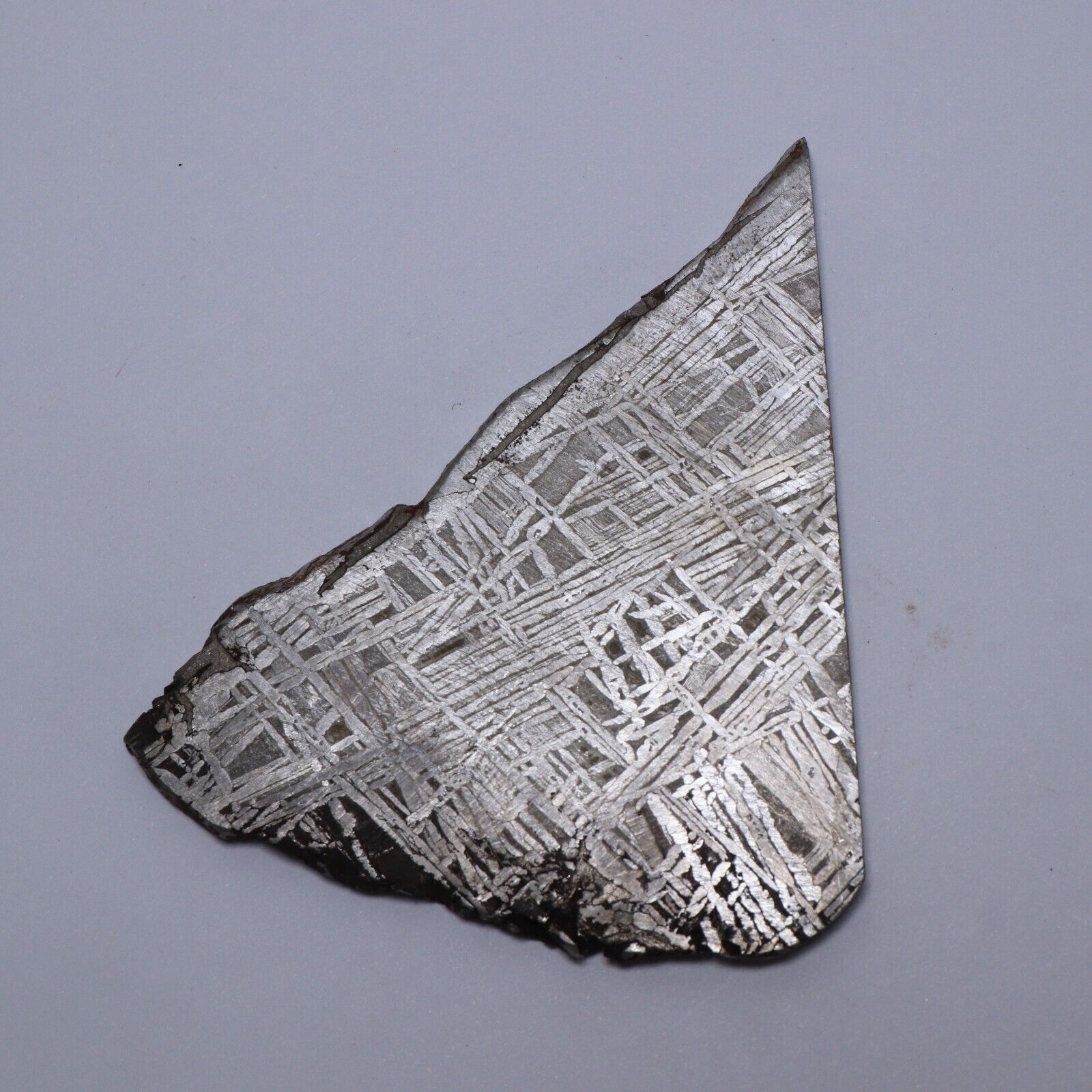 202g Meteorite specimen,Section of a nickel-iron meteorite ,Space gift B2875