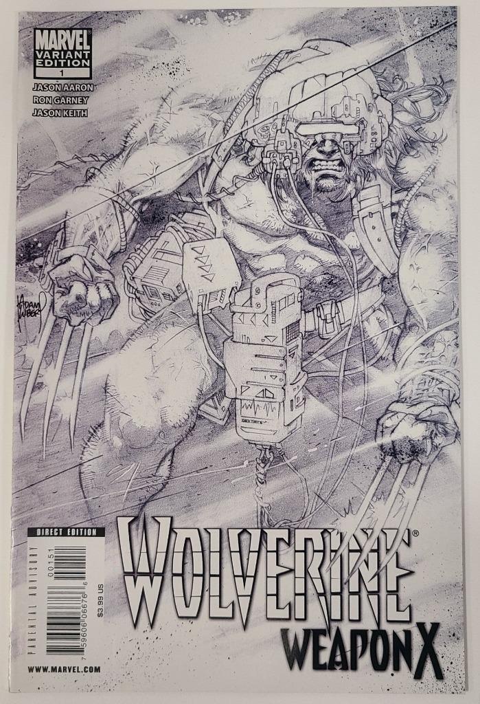 Wolverine Weapon X #1 Variant Edition Comic Book NM