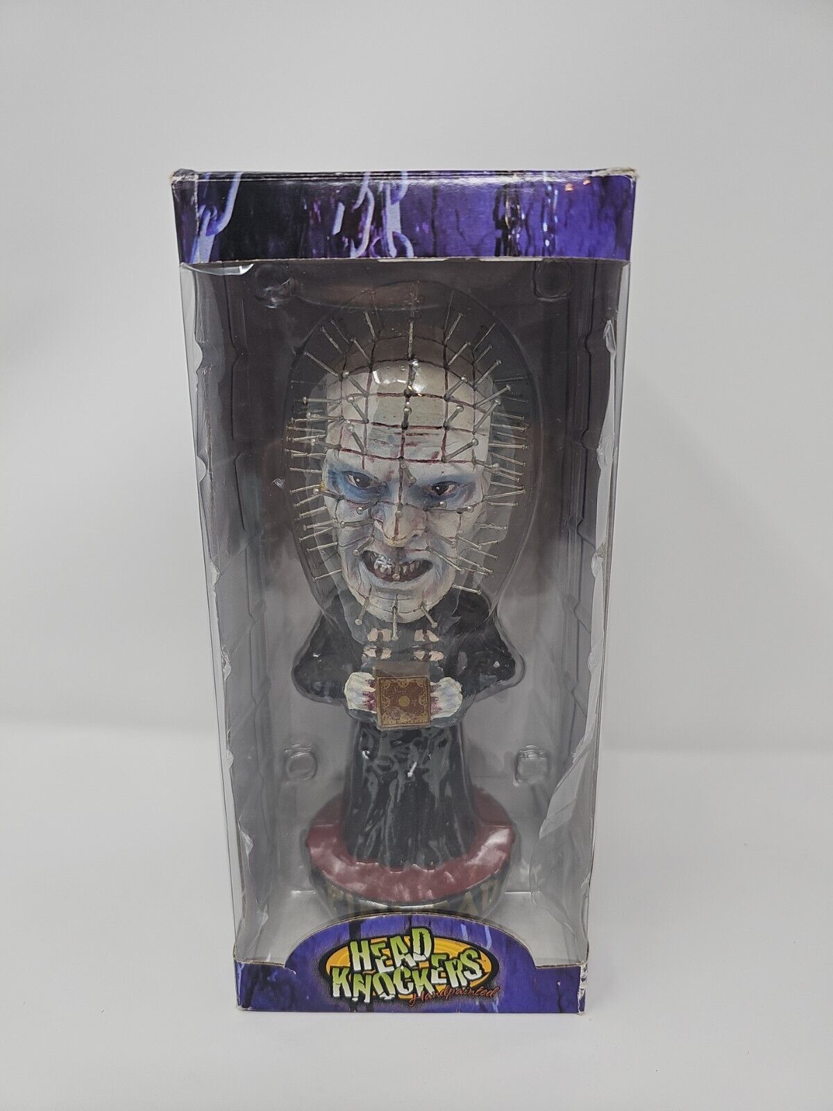MIB NECA 8” Head Knockers Pinhead Bobble Head Figure Hellraiser Horror 2003