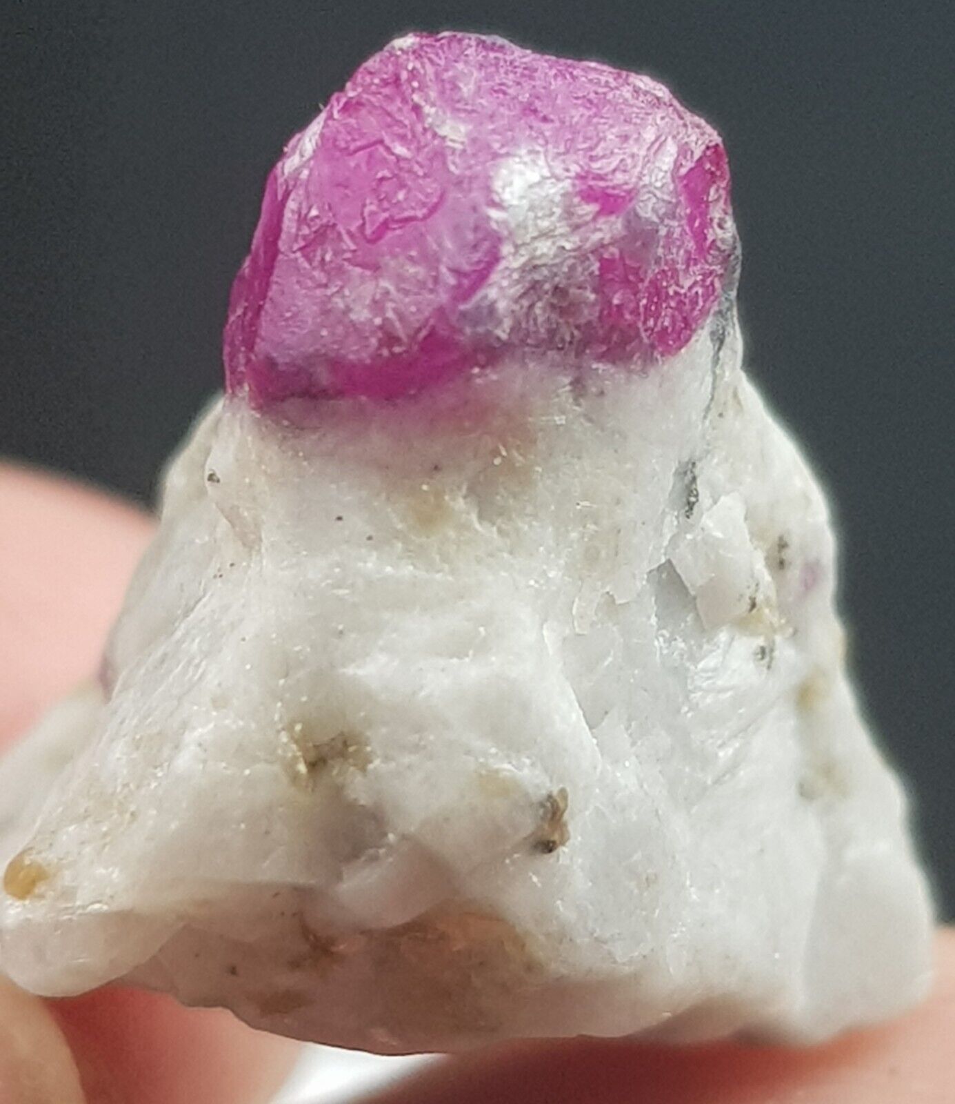Fantastic 19 ct Natural Pink color Afghani Ruby crystal Specimen 