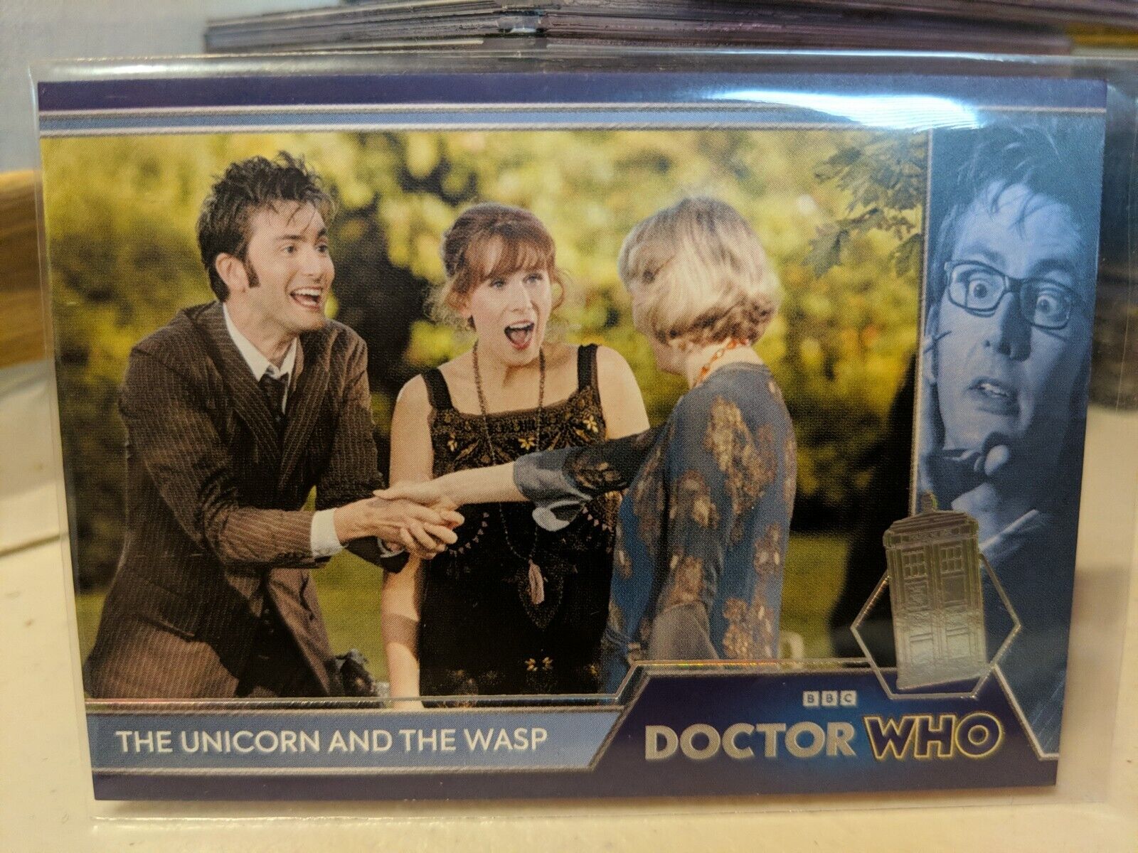 Doctor Who Series 1-4 Holographic Foil Base Parallel Card #136 1/1 Archive Box