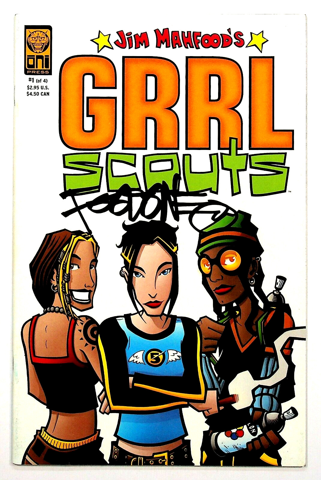 Grrl Scouts #1 Signed by Jim Mahfood Oni Press