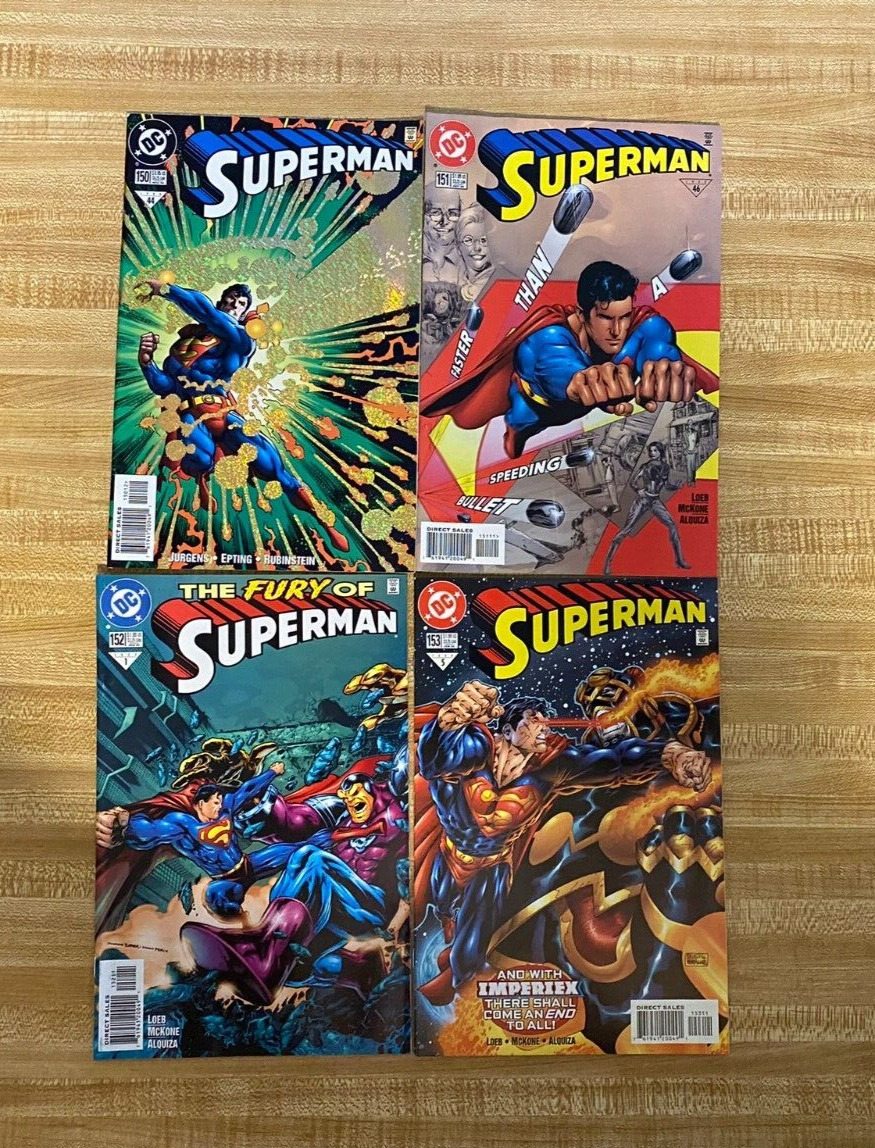 SUPERMAN #150B,151,152,153