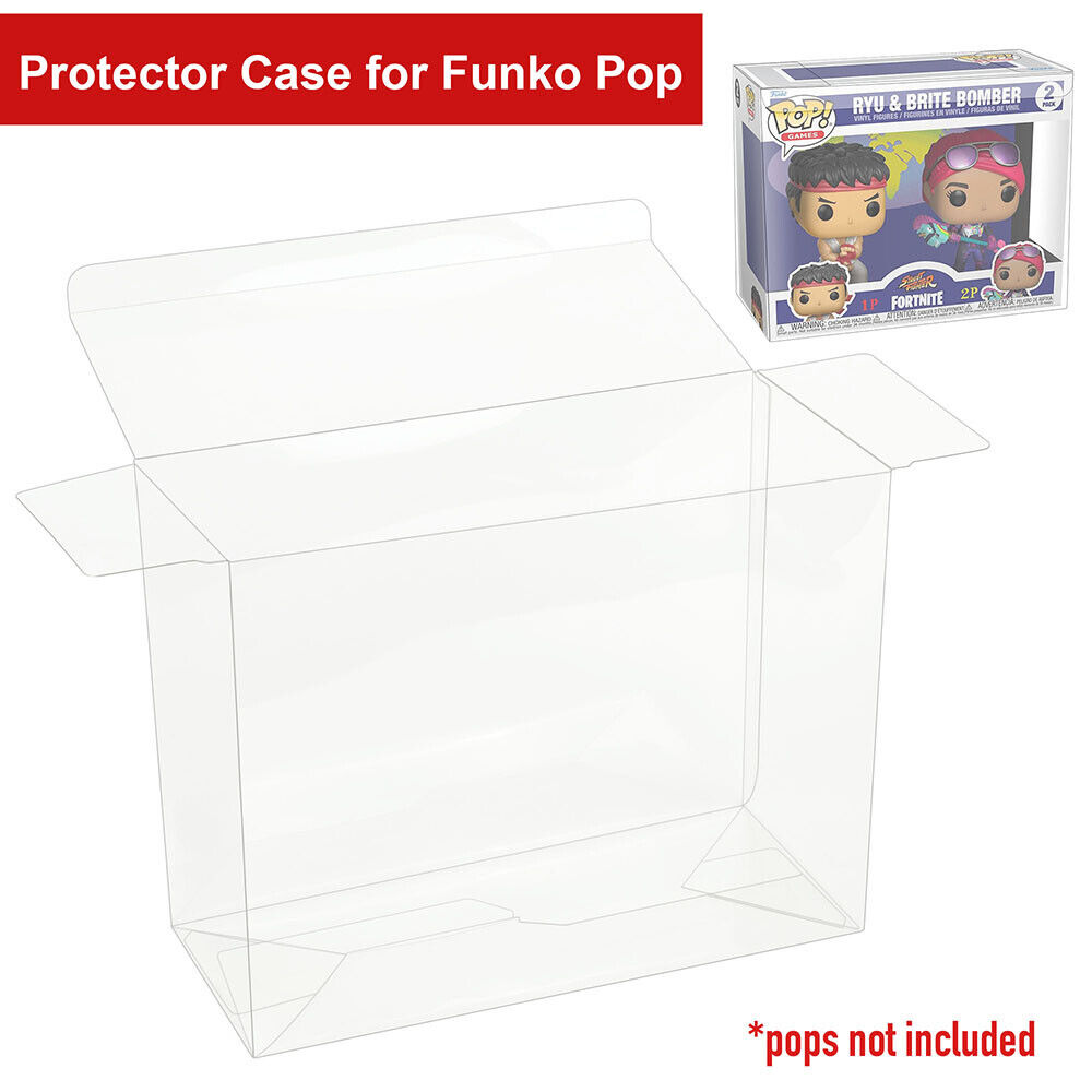 Pop Protector Case For Funko Pop 2 Pack Boxes Vinyl Figures Collectibles Display