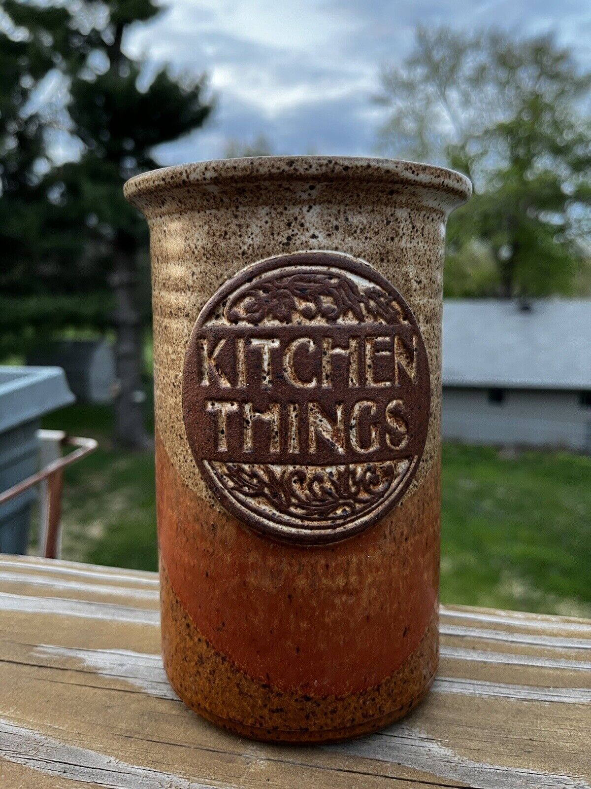 Vintage Kitchen Things Holder Very Groovy