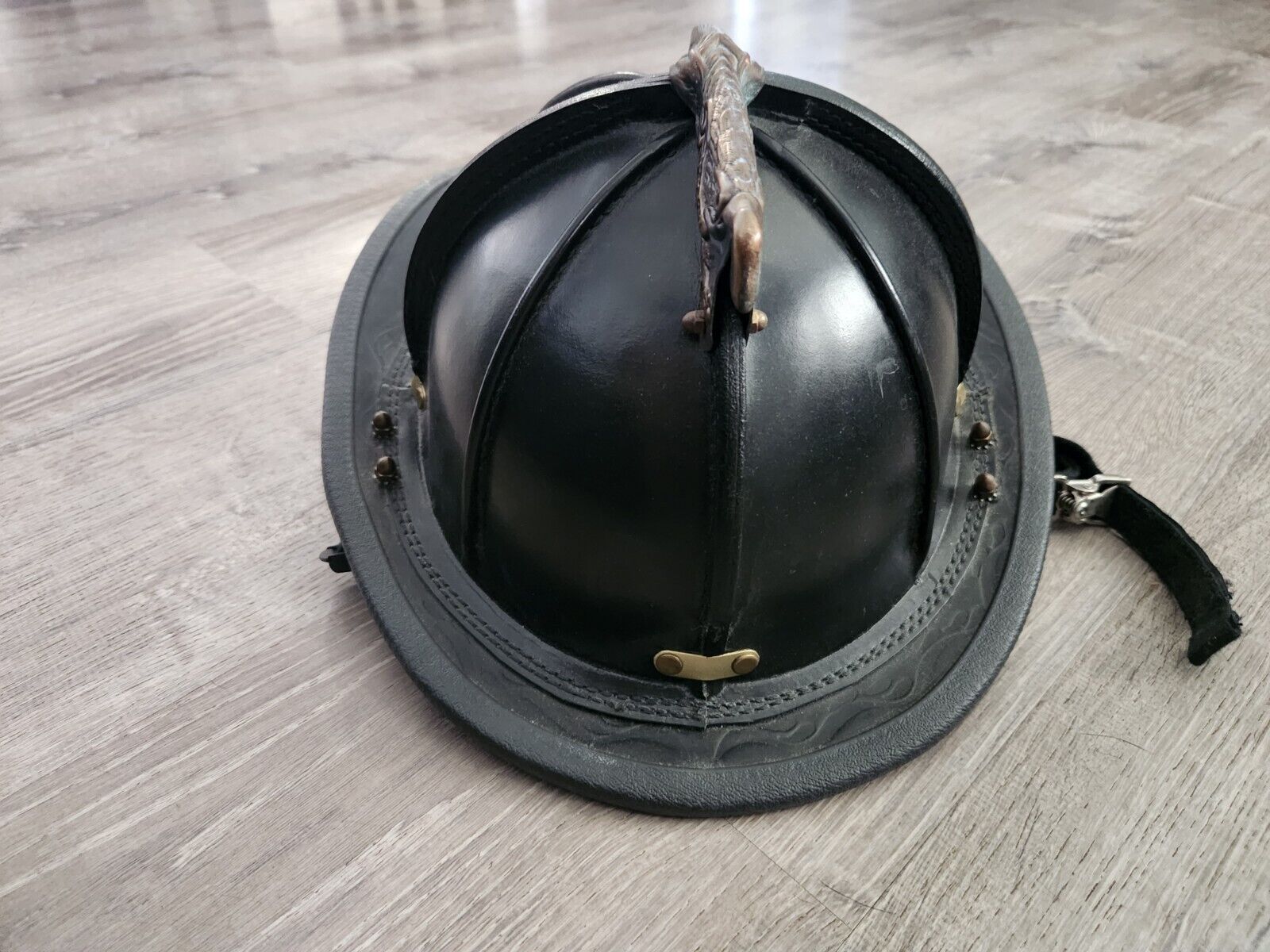 American Heritage Leather Fire Helmet