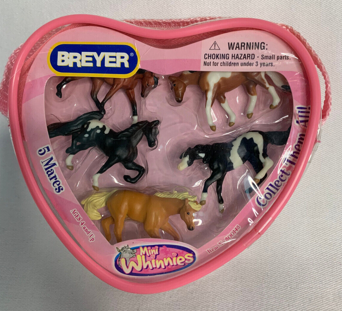 Breyer Model  Mini Whinnies 5 Mares  Horses  2008 Item  300143  New Old Stock